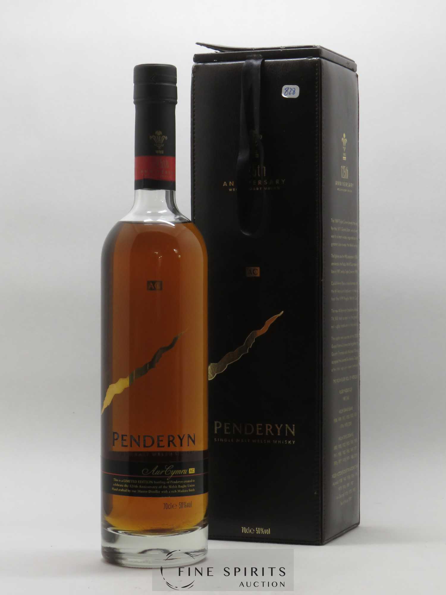 Penderyn Of. Aur Cymru AC WRU 125th Anniversary Limited Edition - Lot de 1 bouteille - 0