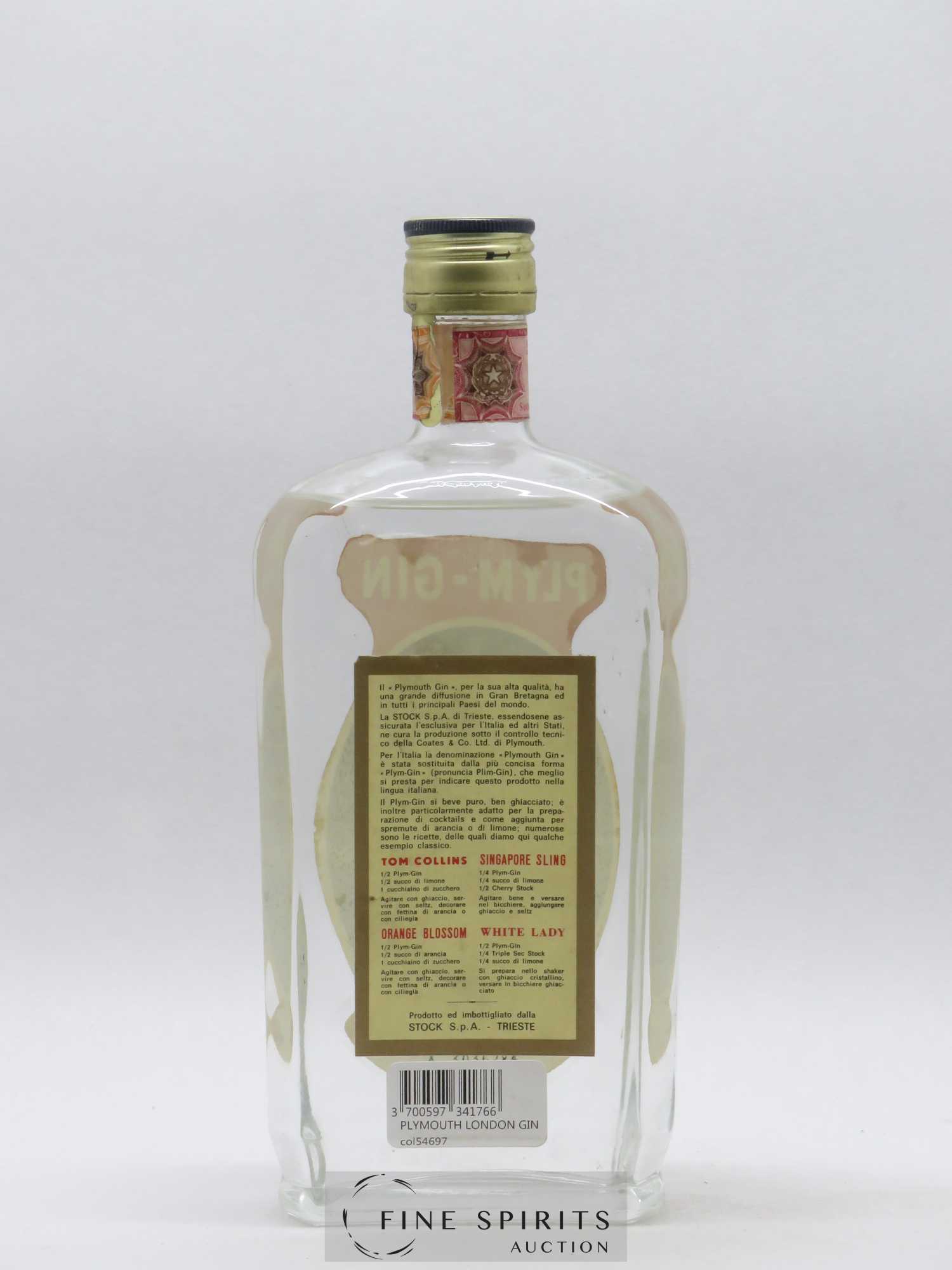 Plym Of. Coates & Co Dry - Lot de 1 bouteille - 1