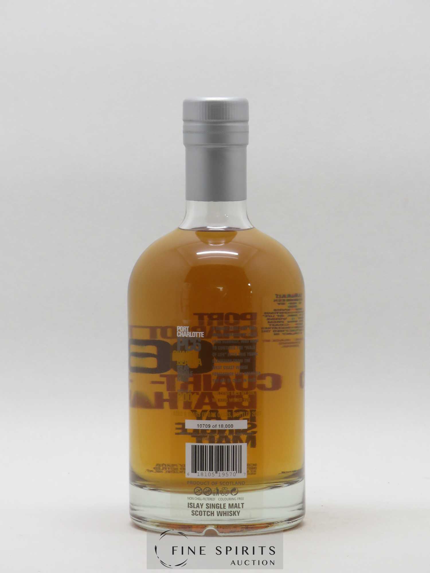 Port Charlotte 6 years 2001 Of. Cuairt-Beatha bottled 2007 - Lot de 1 bouteille - 2