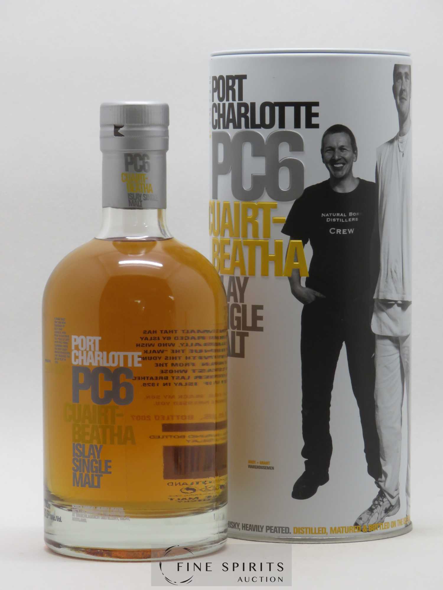 Port Charlotte 6 years 2001 Of. Cuairt-Beatha bottled 2007 - Lot de 1 bouteille - 0