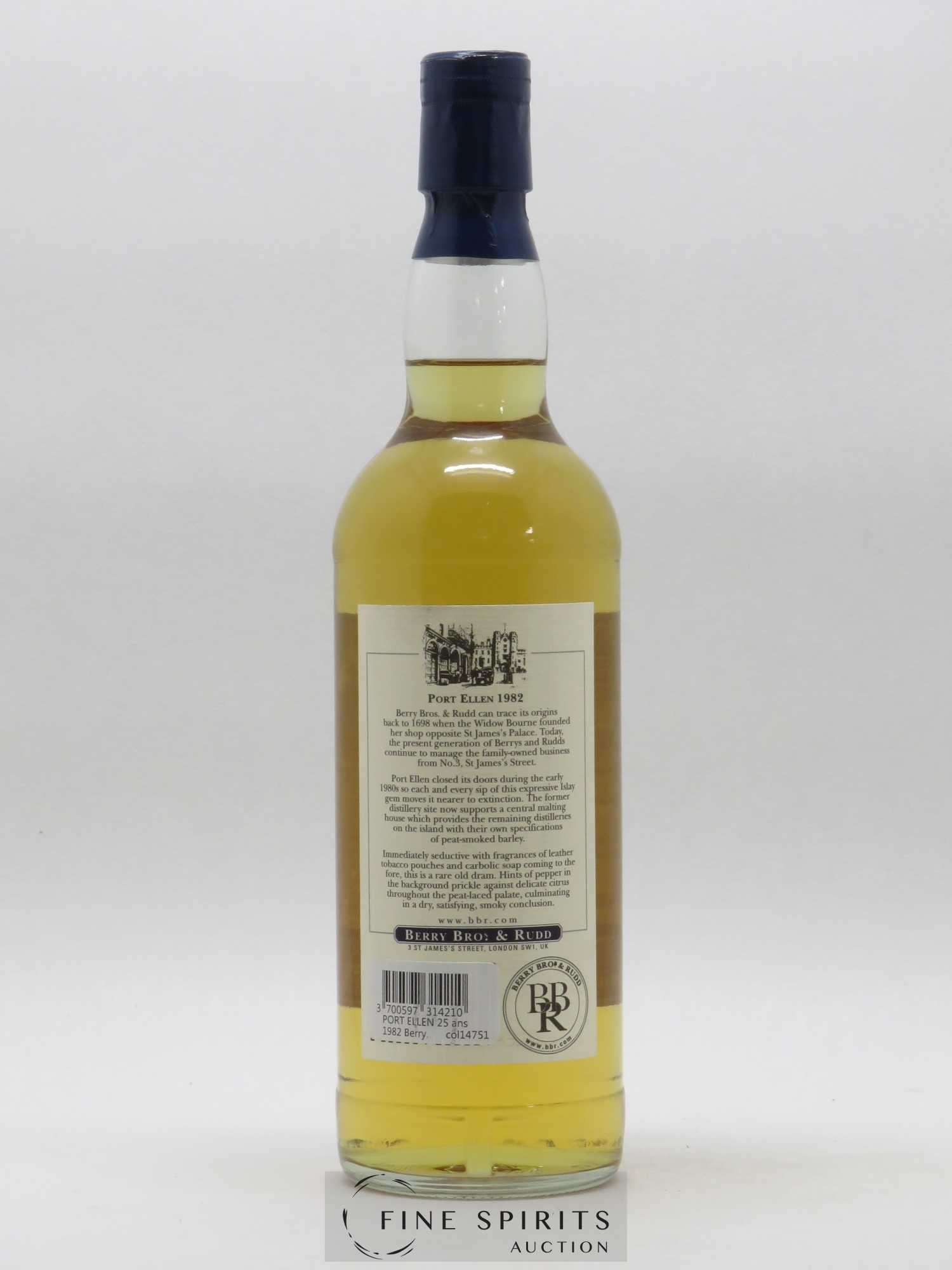 Port Ellen 1982 Berry Bros & Rudd Casks n°2030-2035 - bottled 2008 Berry's Own Selection - Posten von 1 Flasche - 1