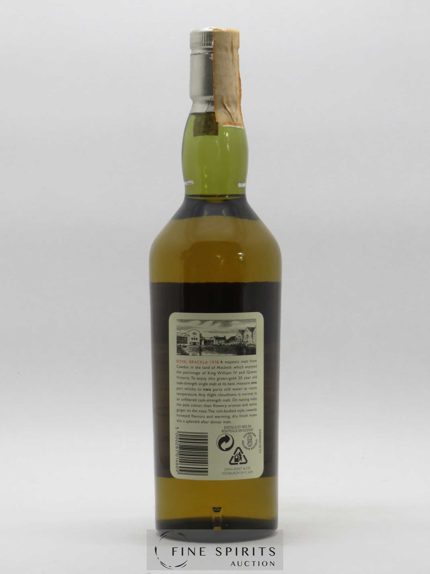 Royal Brackla 20 years 1978 Of. Rare Malts Selection Natural Cask Strengh - bottled 1998 Limited Edition - Lot of 1 bottle - 2