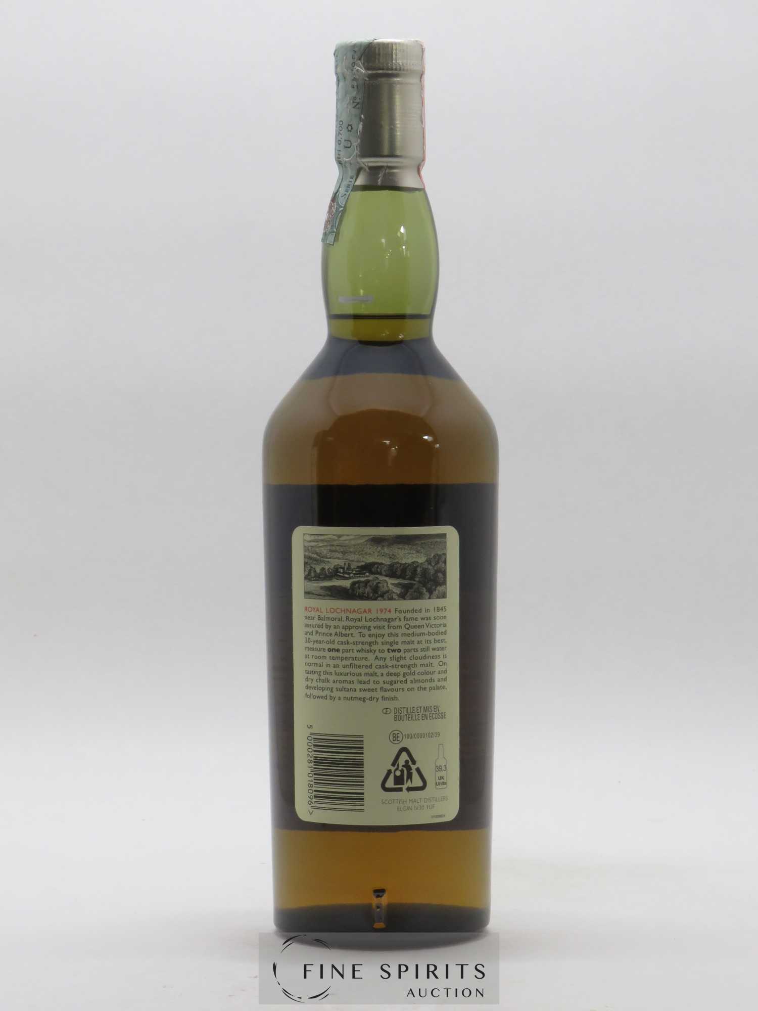 Royal Lochnagar 30 years 1974 Of. Rare Malts Selection Natural Cask Strengh - bottled 2004 Limited Edition - Lot de 1 bouteille - 2