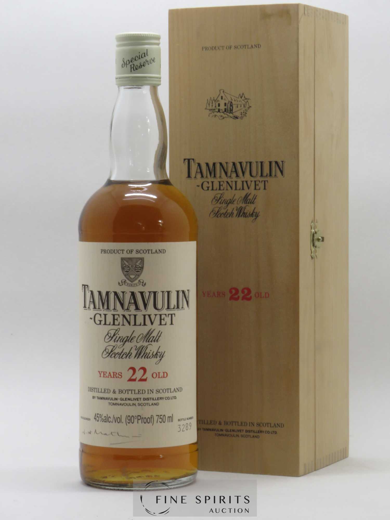 Tamnavulin 22 years Of. Special Reserve 90° Proof - Lot de 1 bouteille - 0