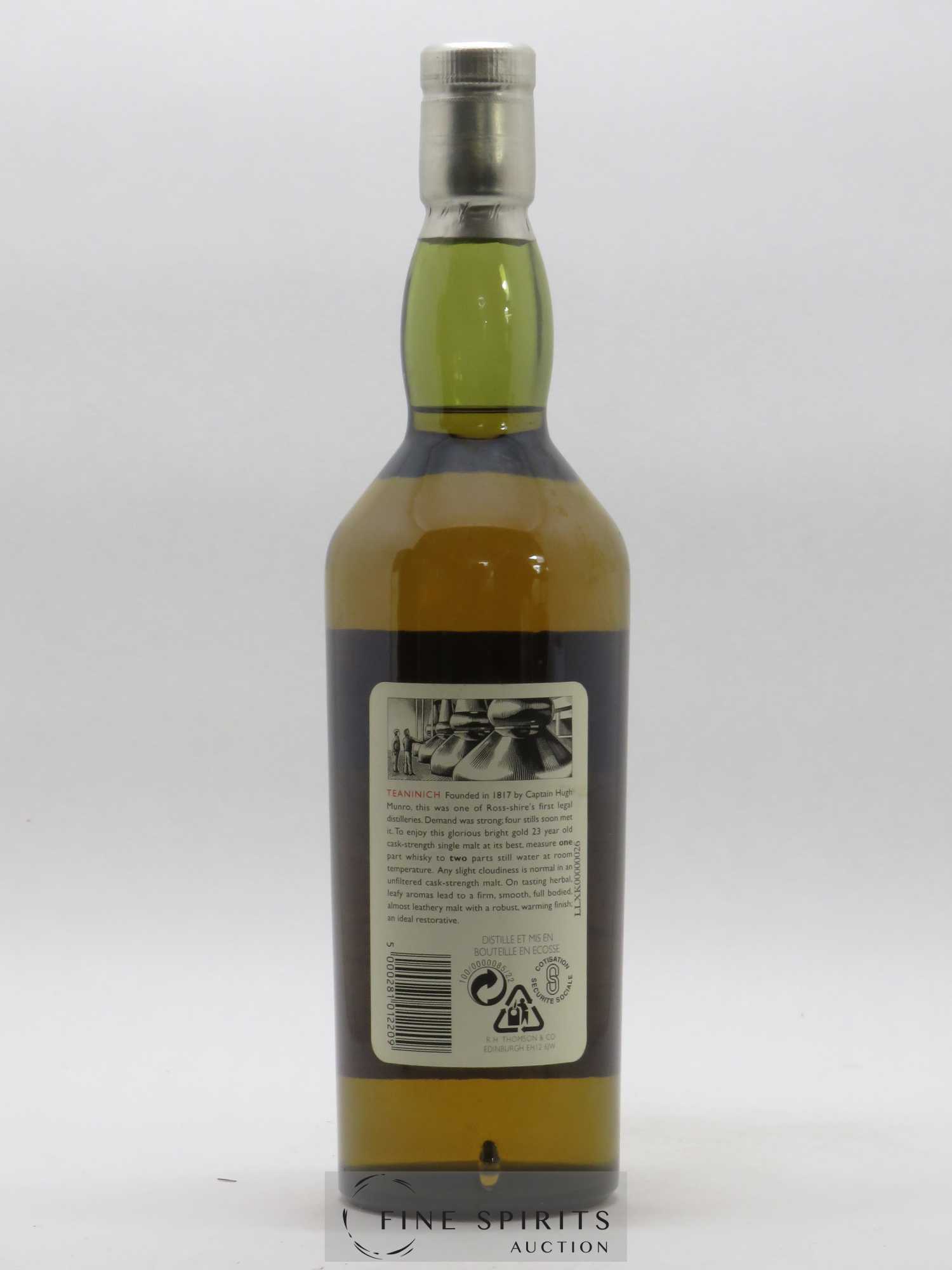Teaninich 23 years 1973 Of. Rare Malts Selection Natural Cask Strengh - bottled 1997 Limited Edition - Lot de 1 bouteille - 2
