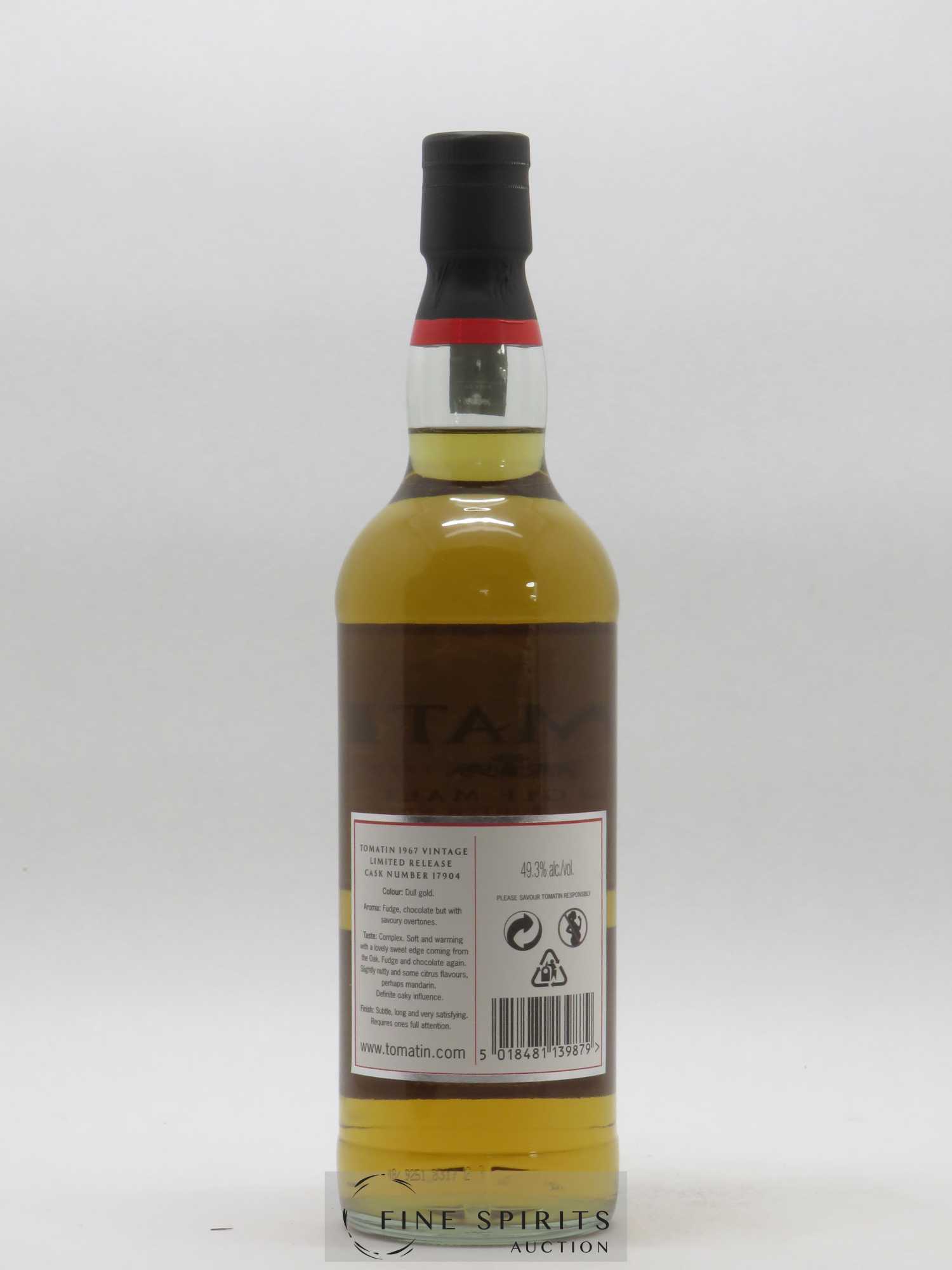Tomatin 1967 Of. Single Cask n°17904 - bottled 2008 Specially Selected for Germany Limited Release - Lot de 1 bouteille - 2