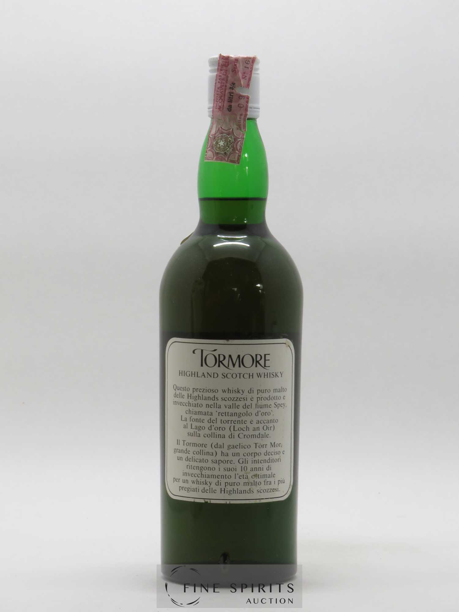 Tormore 10 years Of. Dreher Spa - Lot of 1 bottle - 2