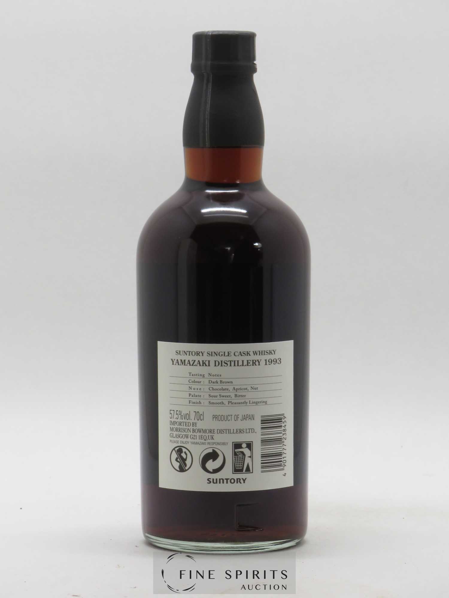 Yamazaki 1993 Of. Single Sherry Butt Cask n°3T70070 - bottled 2012 LMDW The Private Cask - Lot de 1 bouteille - 2