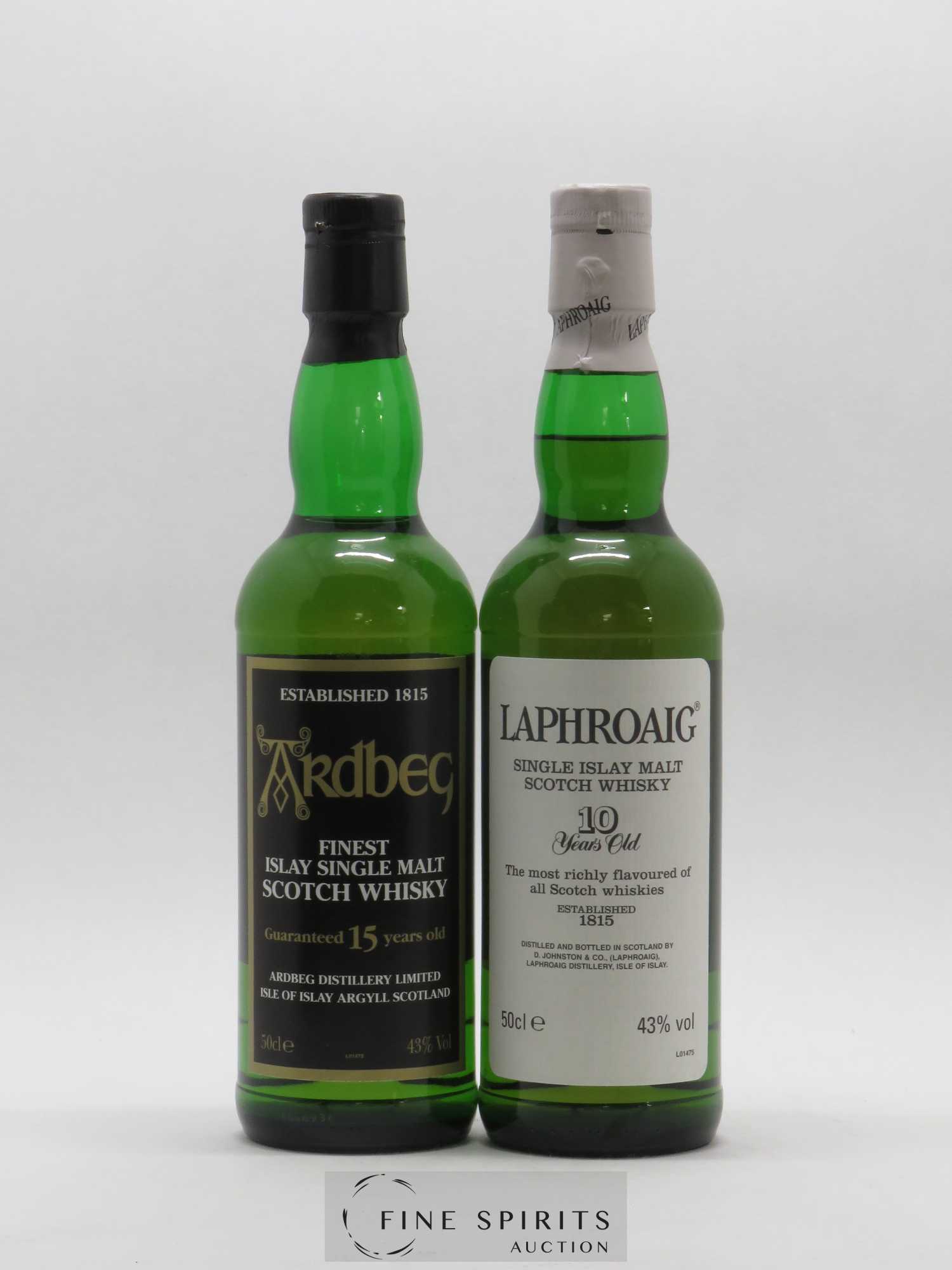 Quintessential Islay Box Of. Ardbeg 15YO (50cl) & Laphroaig 10YO (50cl) - Posten von 1 Flasche - 1
