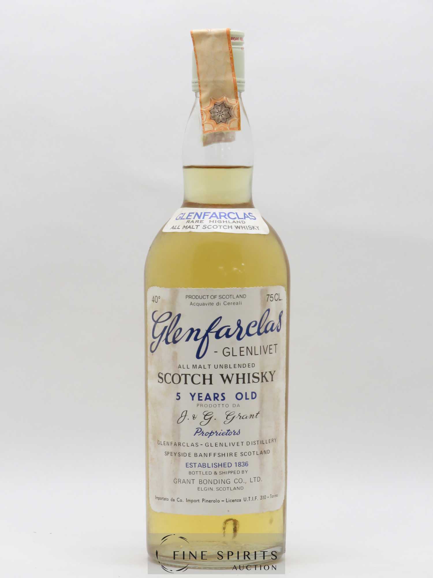 Glenfarclas 5 years Of. - Lot de 1 bouteille - 1