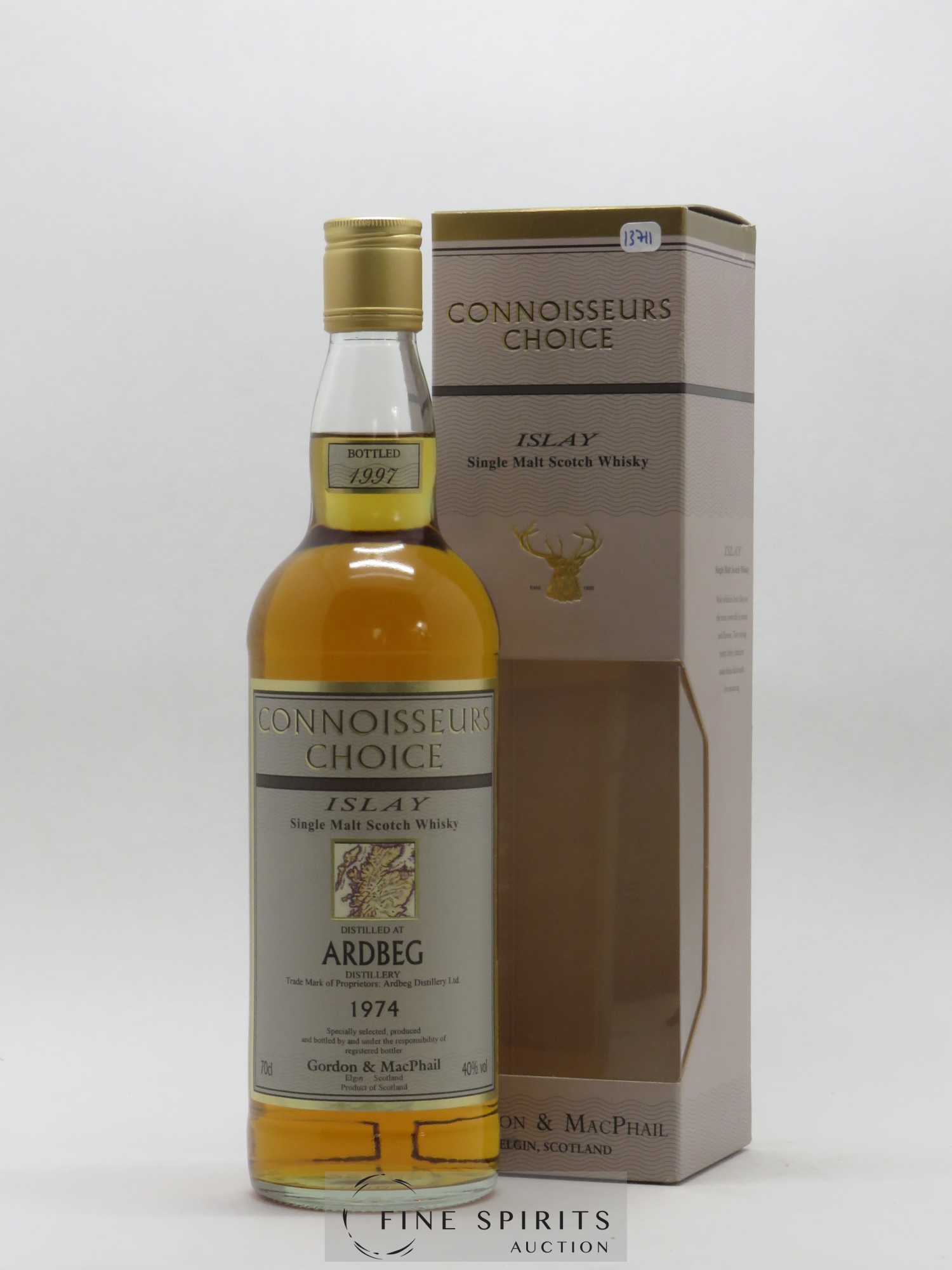 Ardbeg 1974 Gordon & MacPhail bottled 1997 Connoisseurs Choice - Lot de 1 bouteille - 0