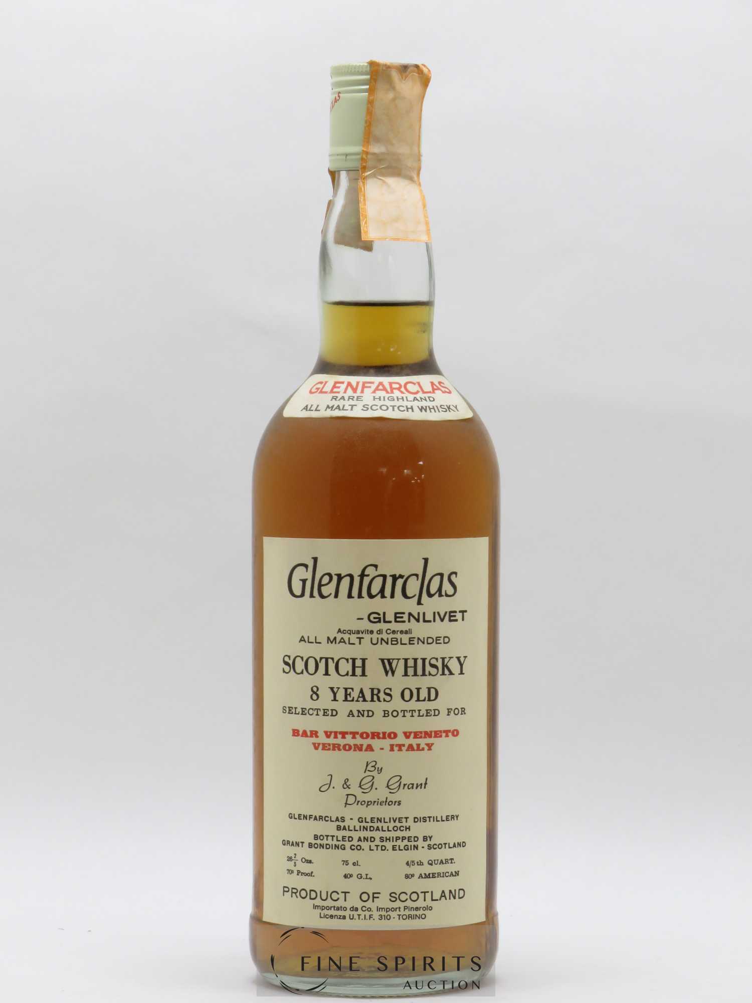 Glenfarclas 8 years Of. - Lot de 1 bouteille - 0