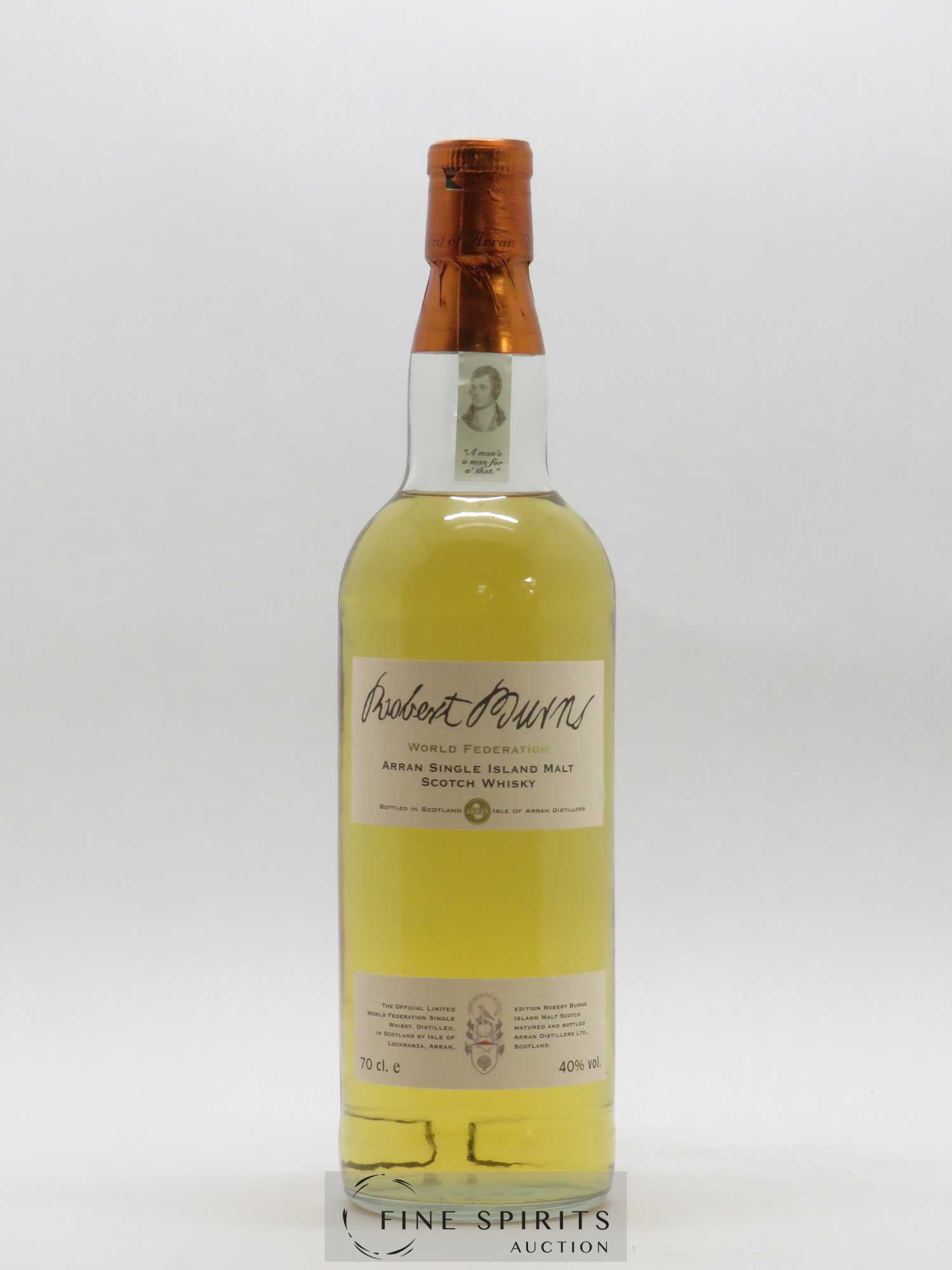 Arran Of. Robert Burns - World Federation bottled 2001 Limited Edition - Lot de 1 bouteille - 1