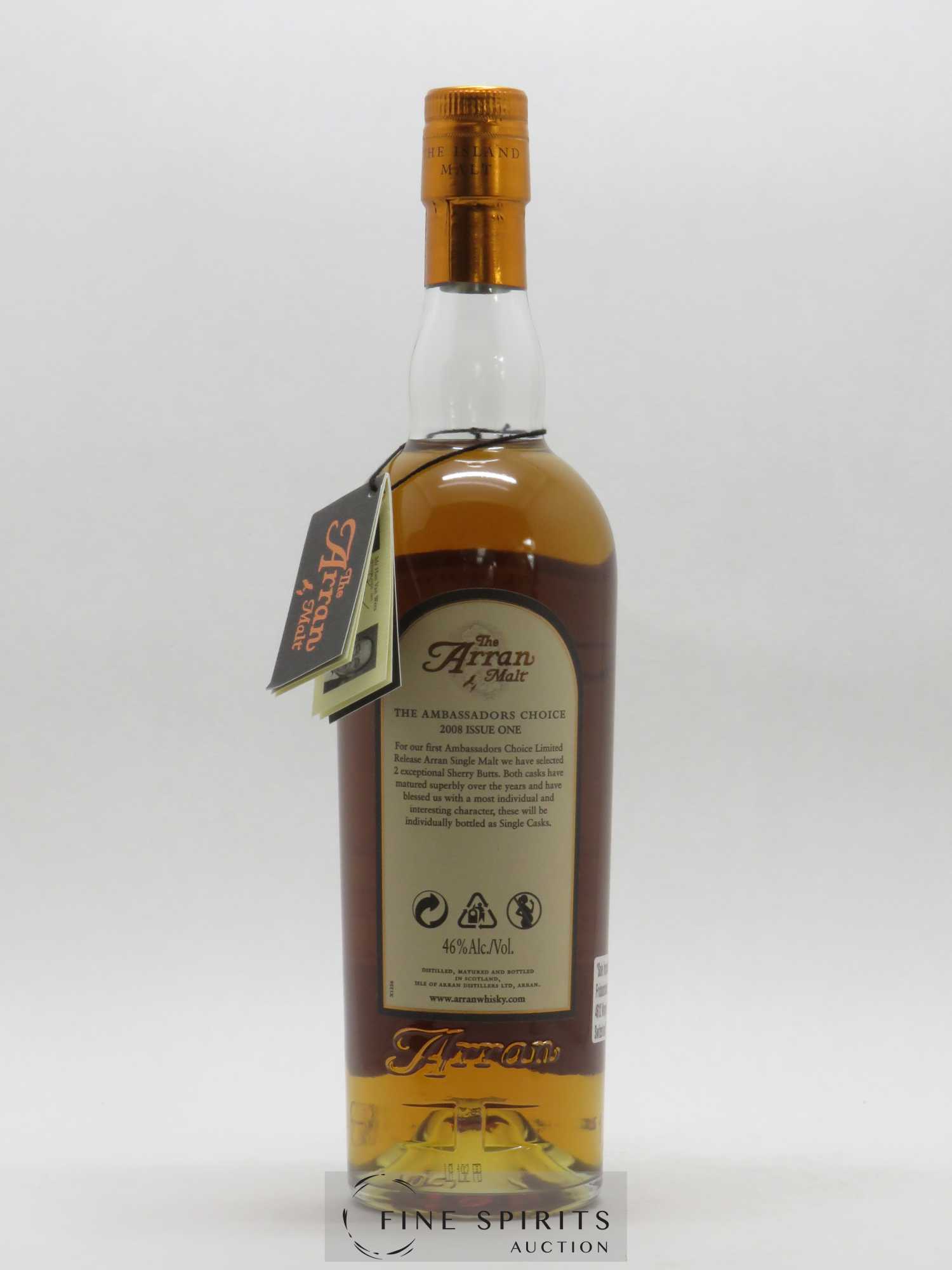 Arran 1998 Of. Issue One Cask n°444 - One of 611 bottles - bottled 2008 The Ambassadors Choice - Lot de 1 bouteille - 2