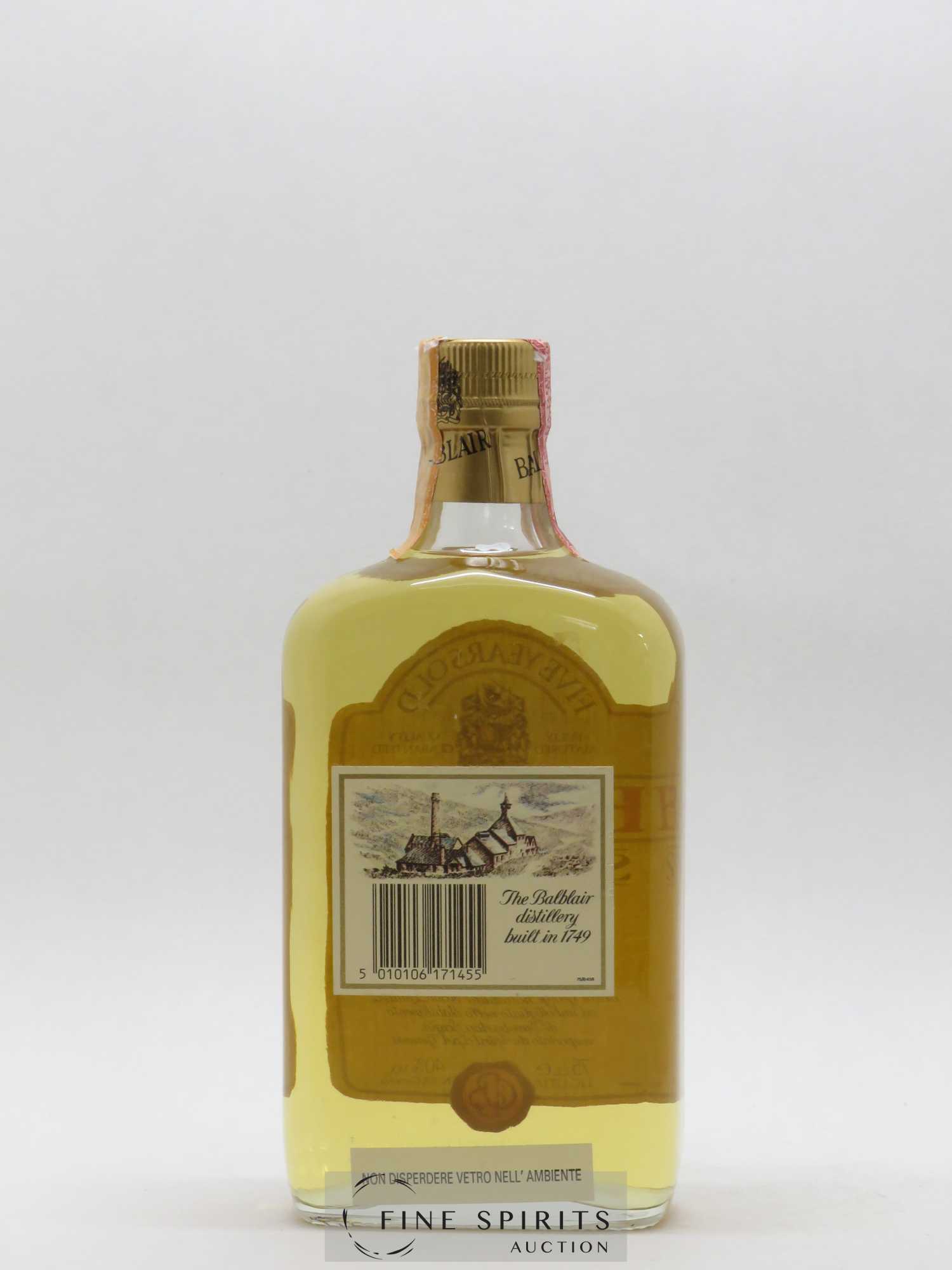 Balblair 5 years Of. From the House of Ballantine's Spirit S.P.A. - Lot of 1 bottle - 2