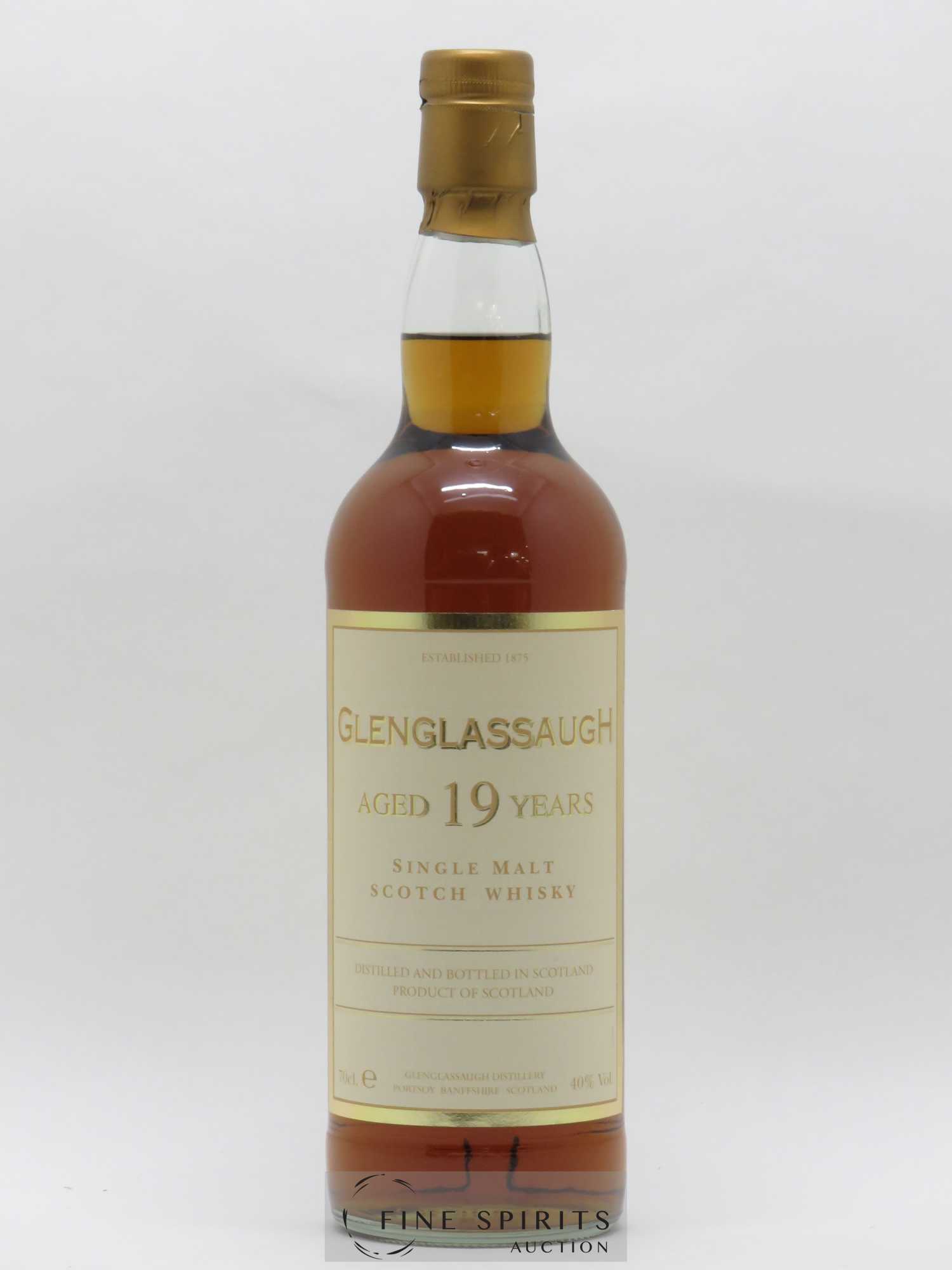 Glenglassaugh 19 years 1986 Of. Last Year Of Distillation 2005 Release - Lot de 1 bouteille - 1