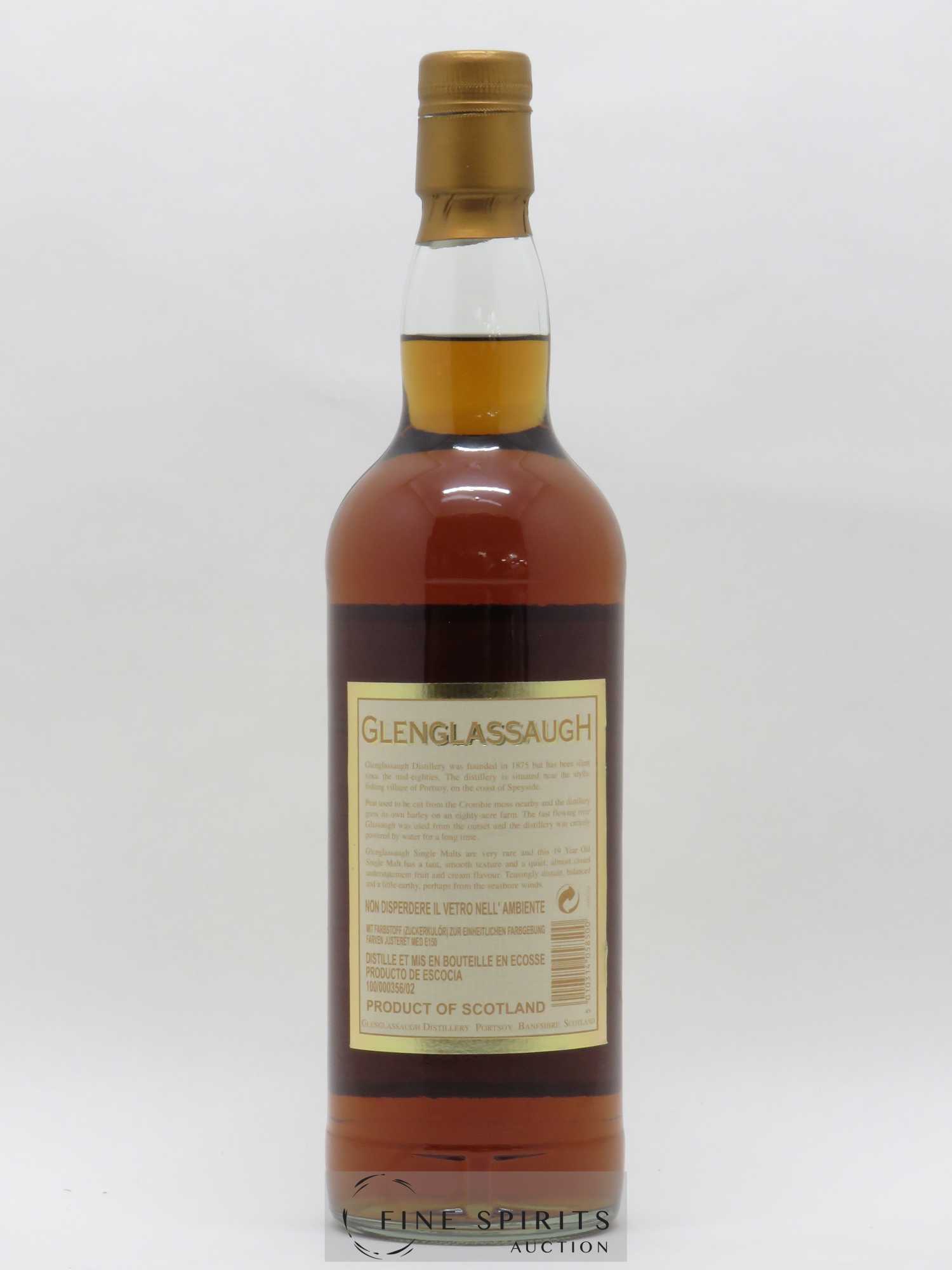 Glenglassaugh 19 years 1986 Of. Last Year Of Distillation 2005 Release - Lot de 1 bouteille - 2