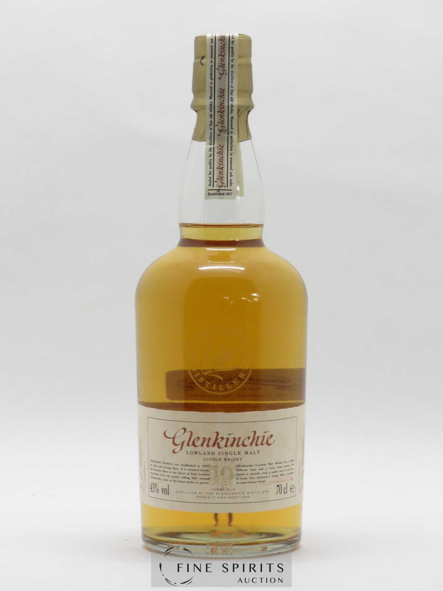 Glenkinchie 10 years Of. Pre Classic Malt, Golden 10 - Posten von 1 Flasche - 1