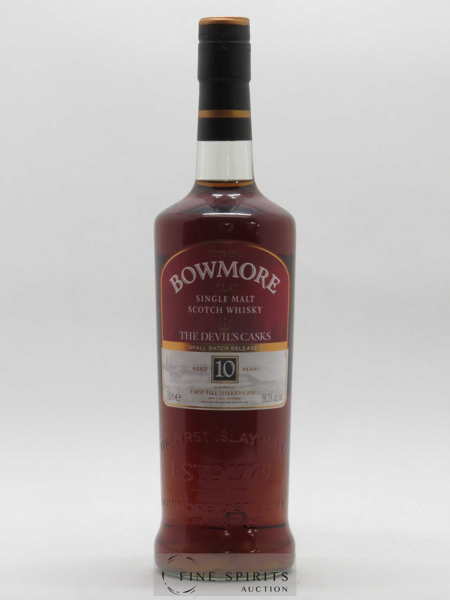 Bowmore 10 years Of. The Devil's Casks First Fill Sherry Casks Small Batch Release II - Posten von 1 Flasche - 1