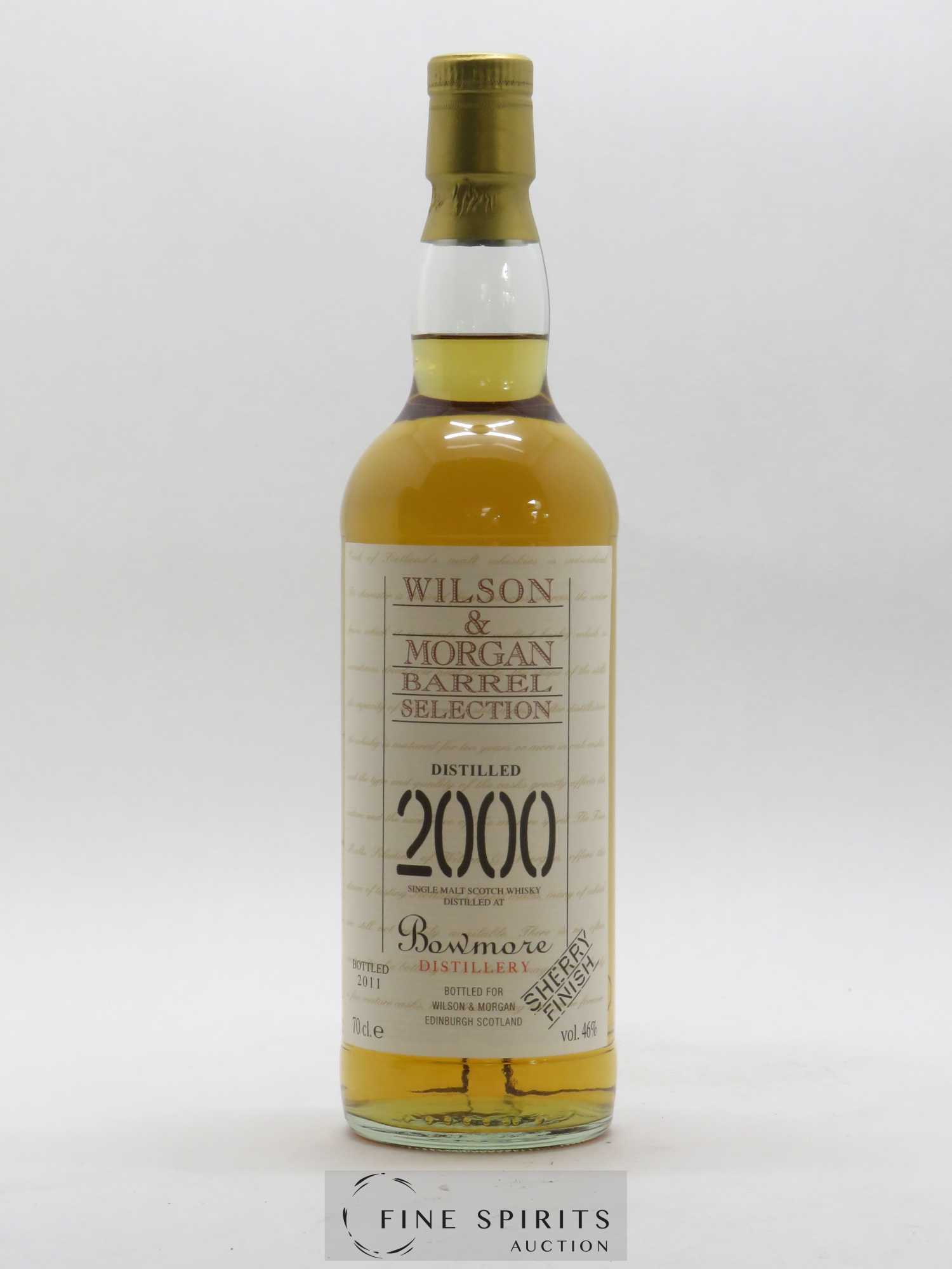 Bowmore 2000 Wilson & Morgan Sherry Cask Finish - bottled 2011 Barrel Selection - Lotto di 1 bottiglia - 1