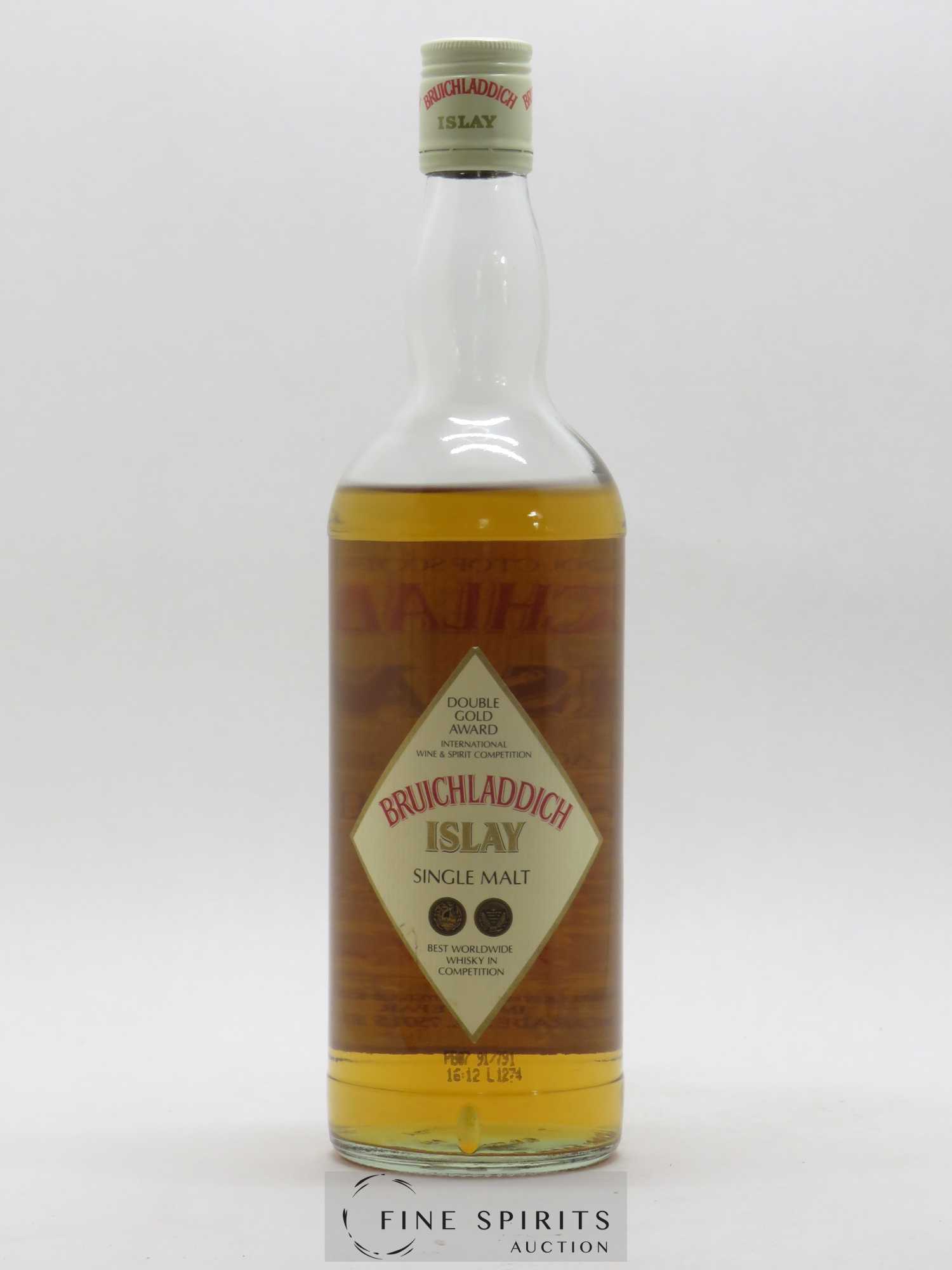 Bruichladdich 10 years Of. Double Gold Award Corade Import - Lot de 1 bouteille - 2