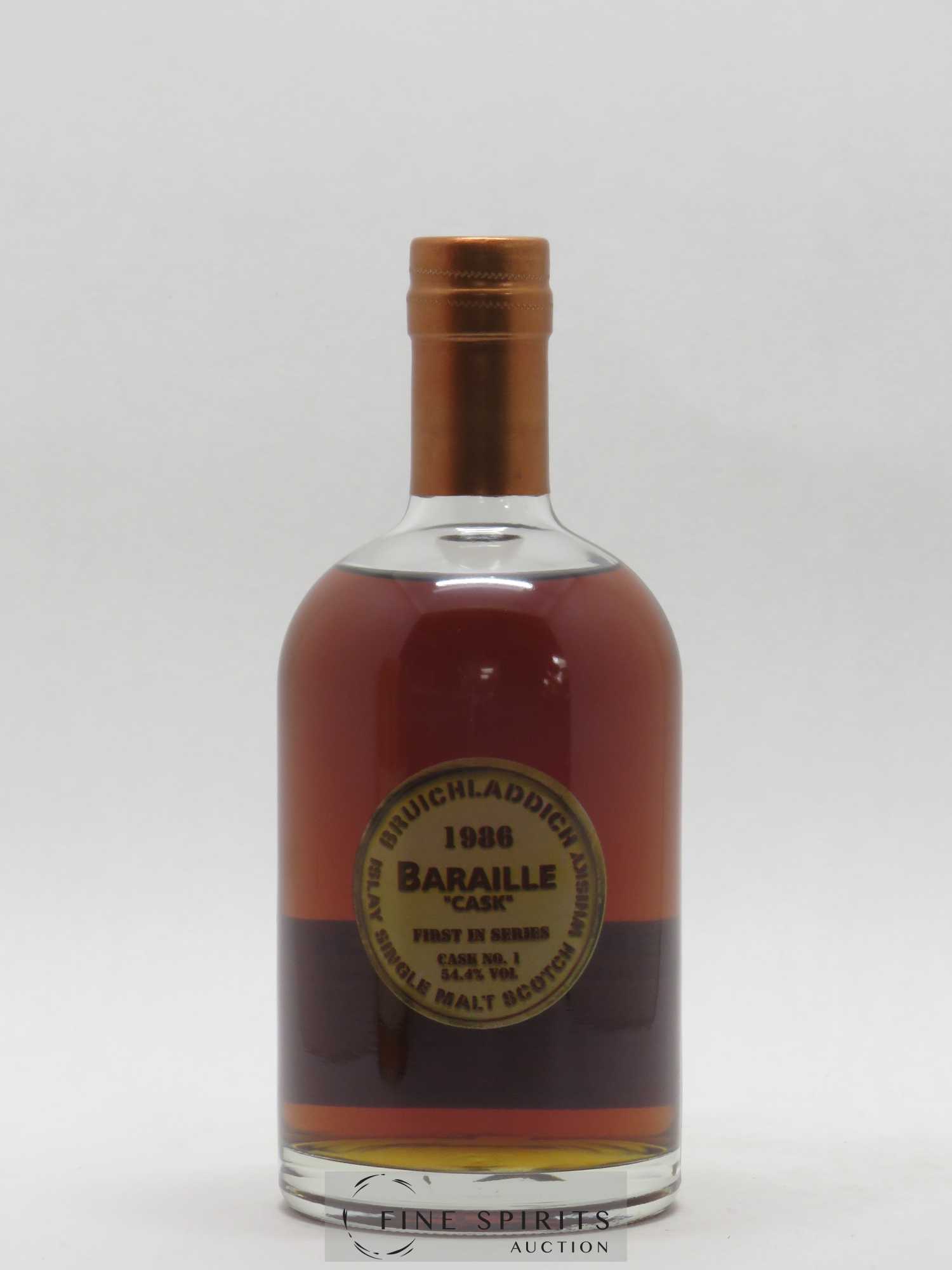 Bruichladdich 1986 Of. Baraille Sherry Cask n°1 - First in Series - One of 500 N°0361 - Posten von 1 Flasche - 1