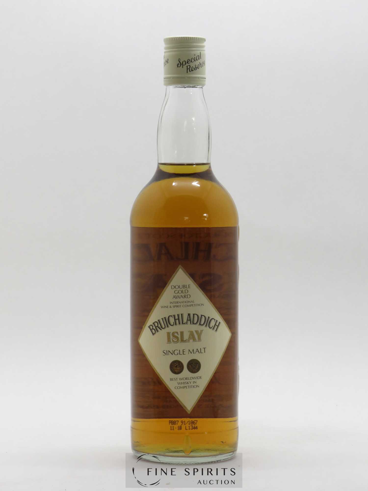 Bruichladdich 21 years 1968 Of. Double Gold Award Corade Import Special Reserve - Lot of 1 bottle - 2