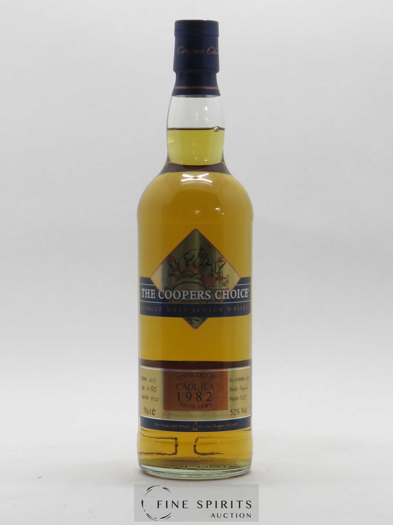 Caol Ila 30 years 1982 The Vintage Malt Whisky Co. Ltd. The Cooper'S Choice Cask n°4721 - bottled 2013 Limburg Whisky Fair - Lot de 1 bouteille - 1