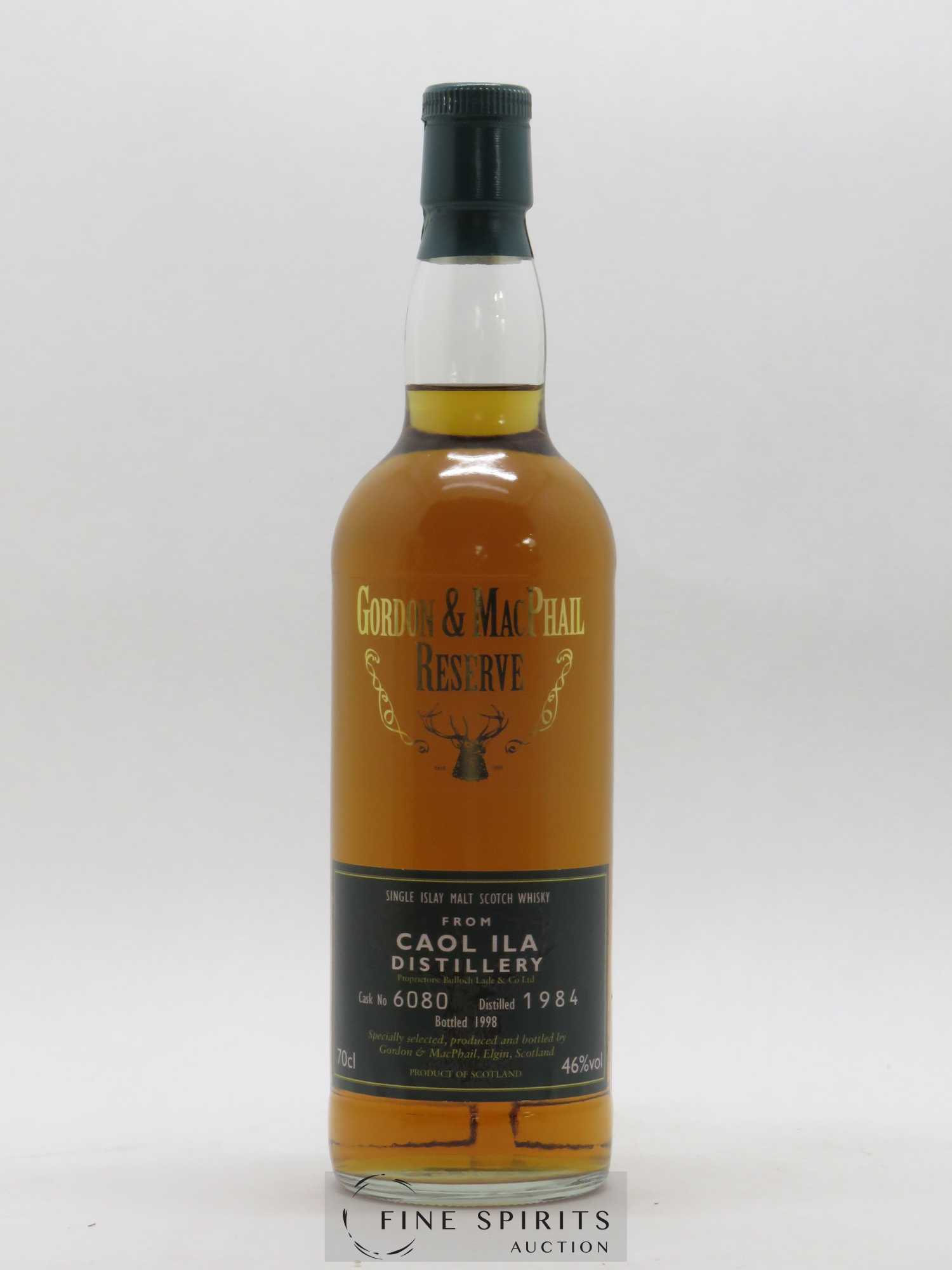 Caol Ila 1984 Gordon & MacPhail Cask n°6080 - bottled 1998 Reserve - Lot de 1 bouteille - 1