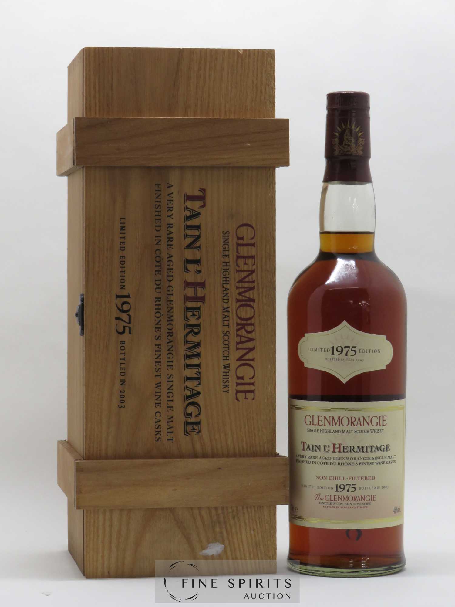 Glenmorangie 28 years 1975 Of. Tain l'Hermitage Hermitage Casks Finished - bottled 2003 Limited Edition - Lot de 1 bouteille - 0