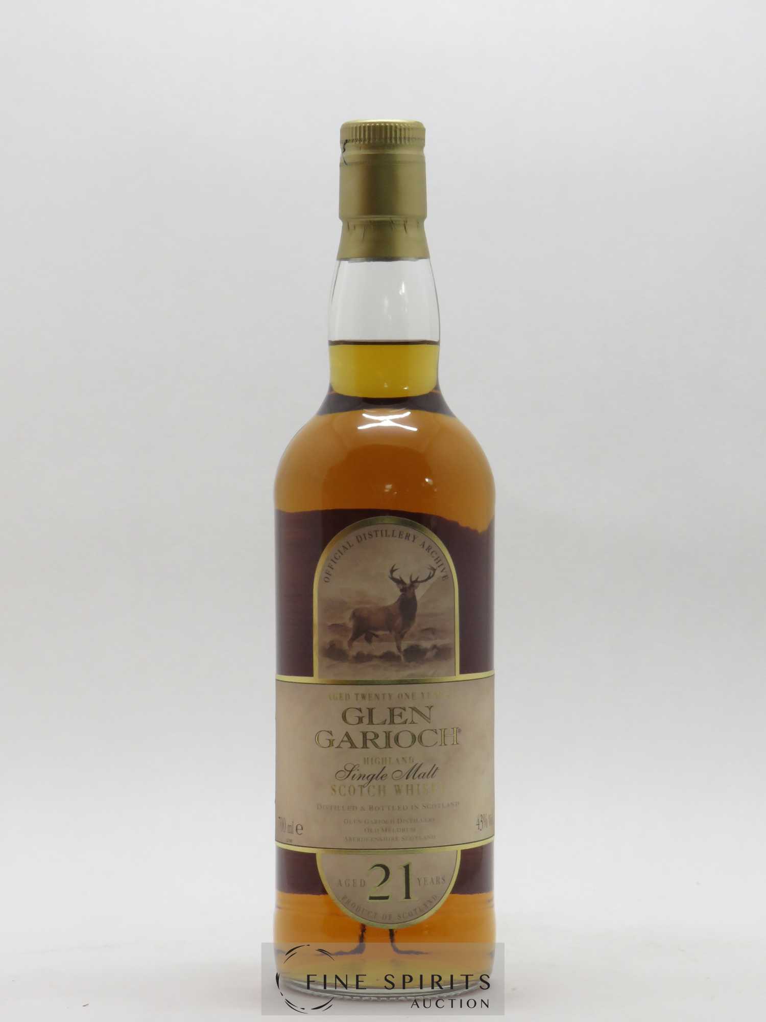 Glen Garioch 21 years Of. (75cl.) - Posten von 1 Flasche - 1