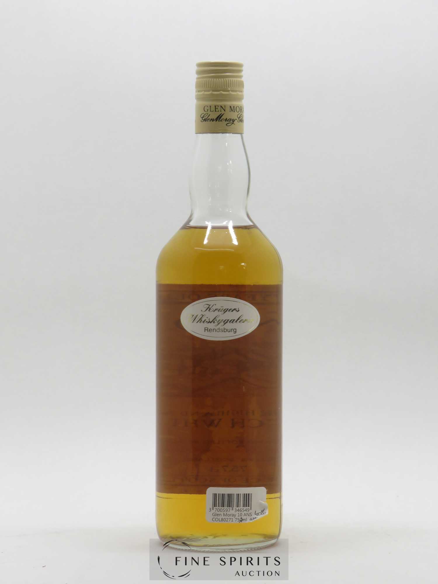 Glen Moray 10 years Of. Glenlivet 70° Proof - Lot de 1 bouteille - 1