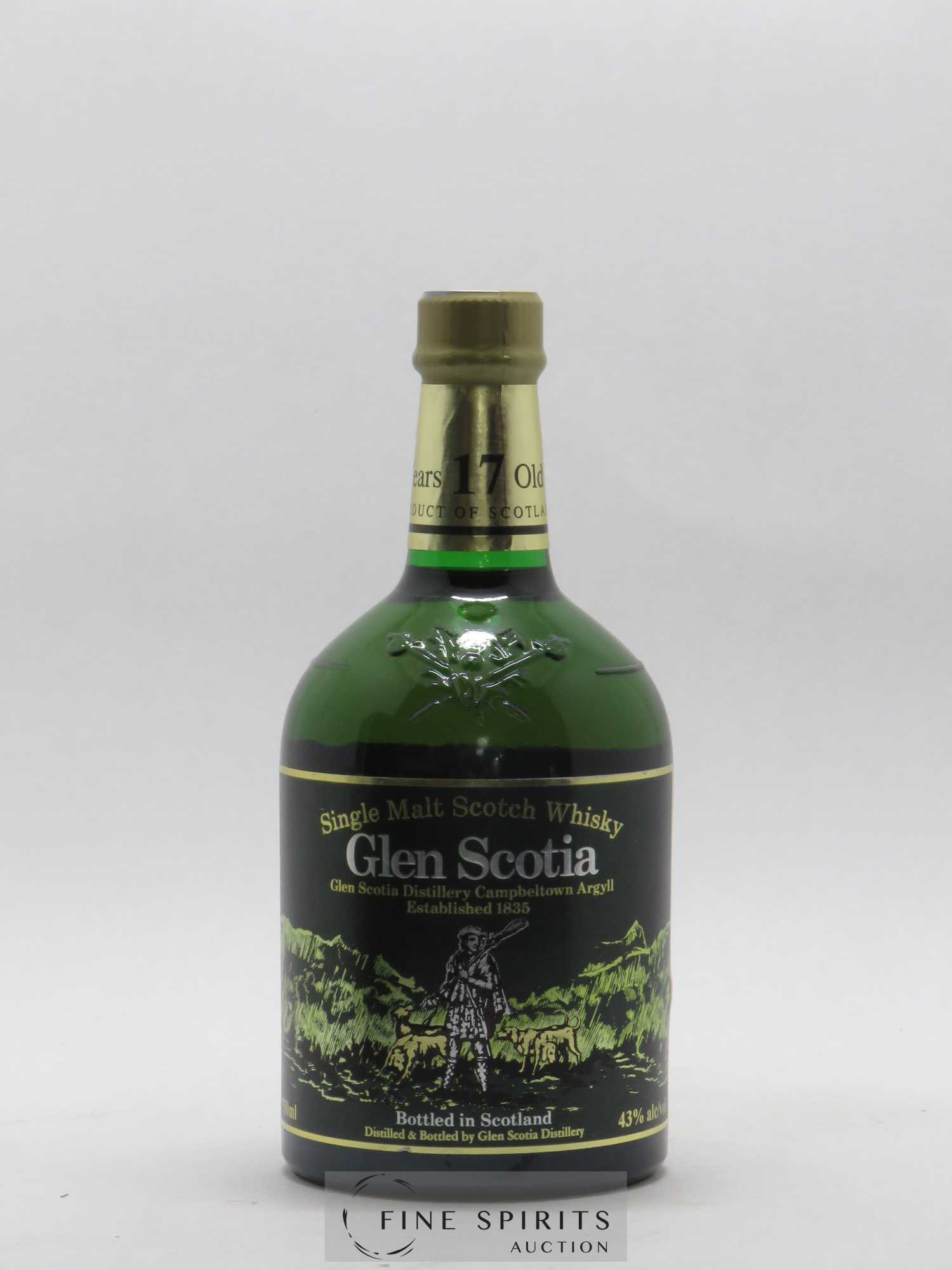 Glen Scotia 17 years Of. US Agent Preiss Import - Lot de 1 bouteille - 1