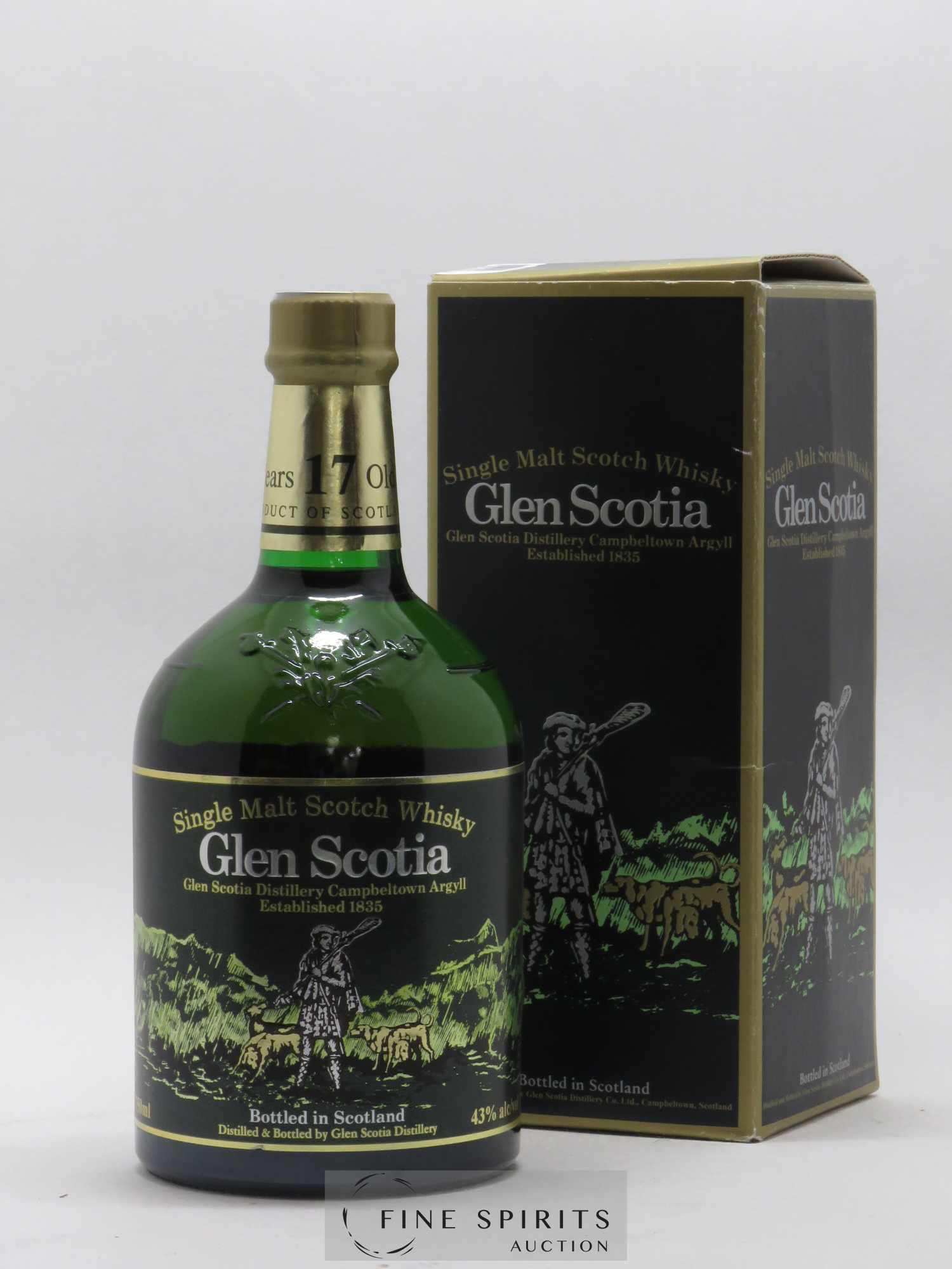 Glen Scotia 17 years Of. US Agent Preiss Import - Lot de 1 bouteille - 0