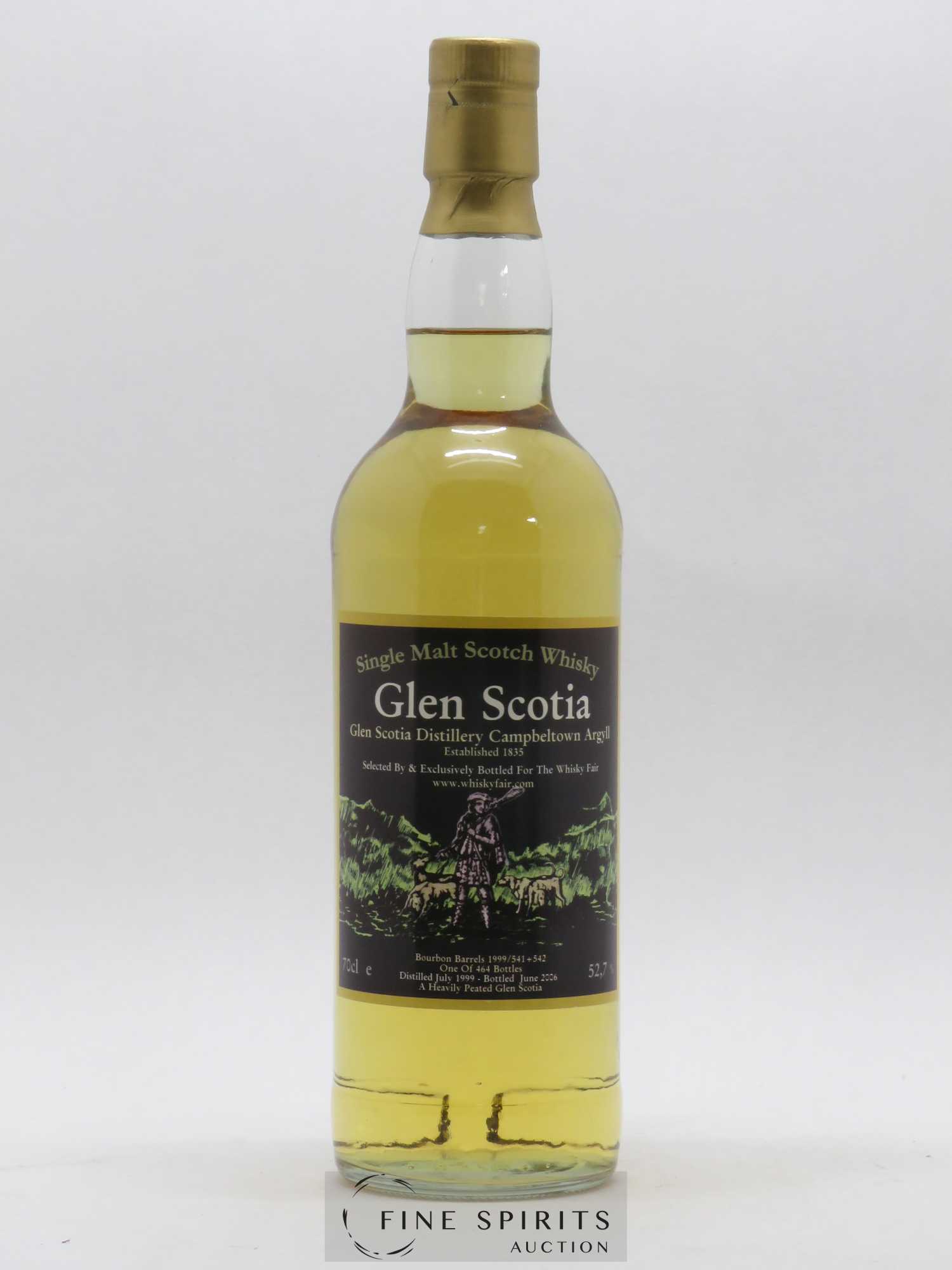 Glen Scotia 1999 Of. Bourbon Barrels n°541-542 - One of 464 - bottled 2006 The Whisky Fair - Posten von 1 Flasche - 0