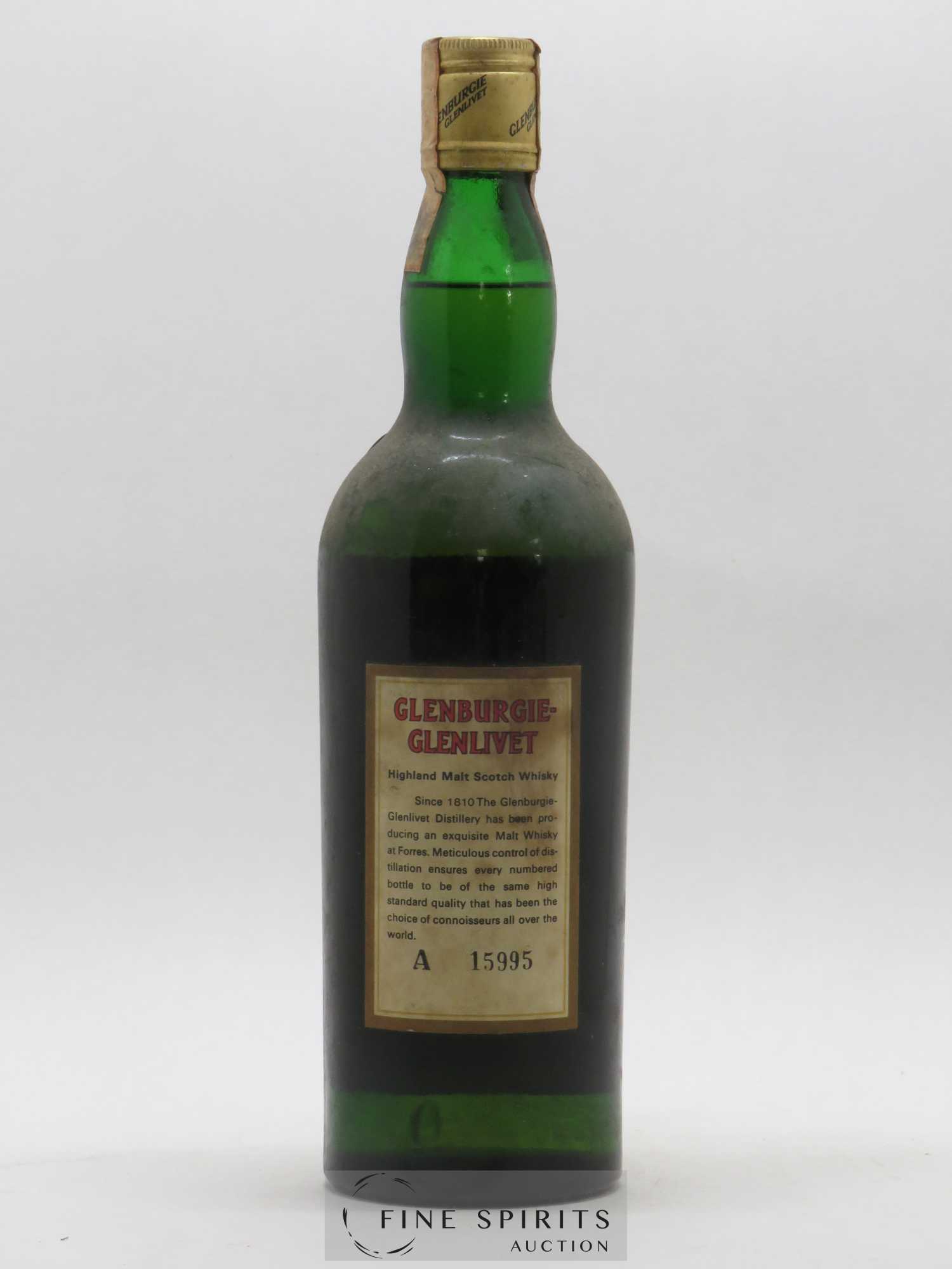 Glenburgie 5 years Of. Glenlivet 100% Malt Whisky P. Soffiantino & C. Import - Lot de 1 bouteille - 1