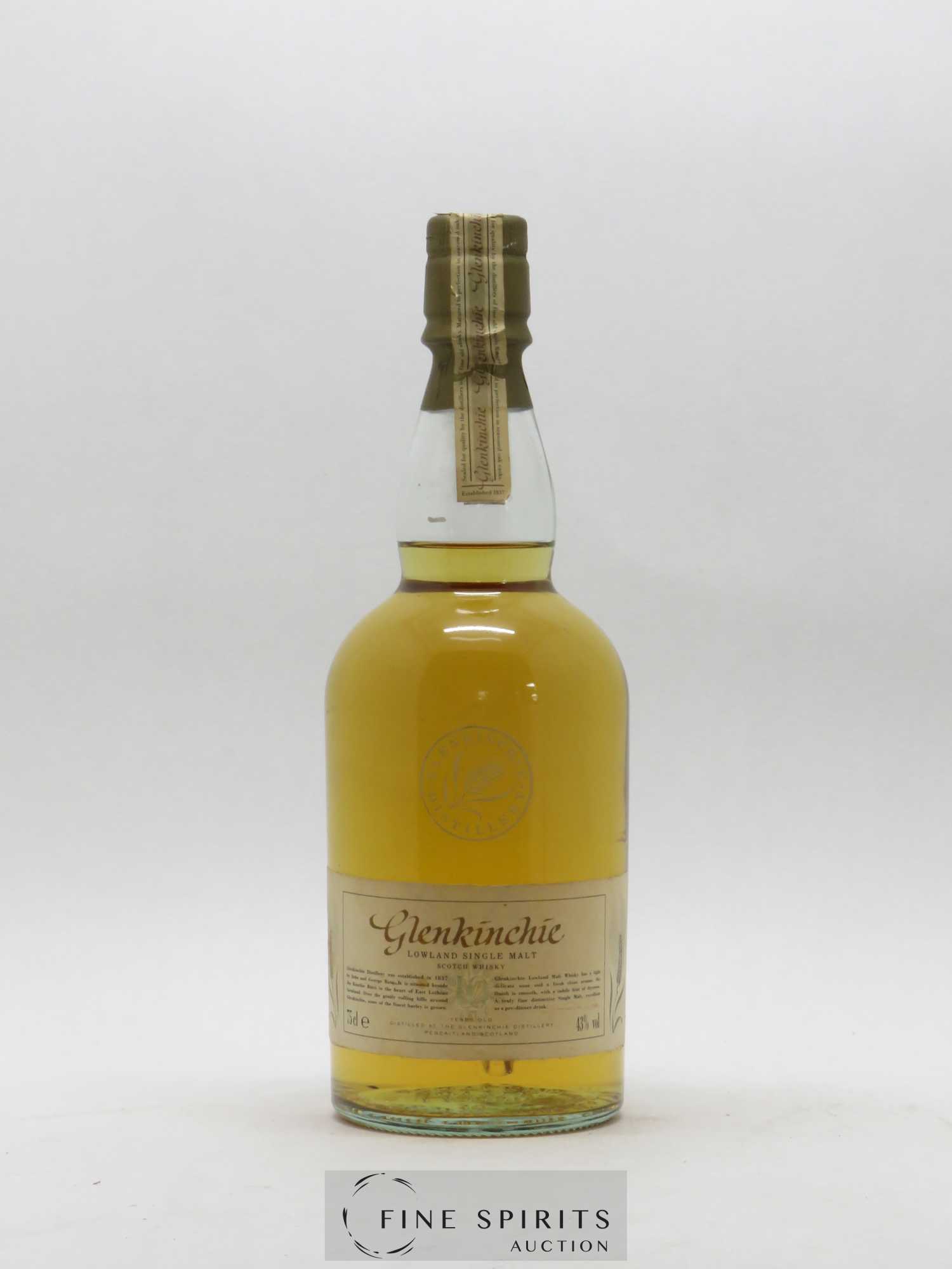 Glenkinchie 10 years Of. - Lot de 1 bouteille - 0