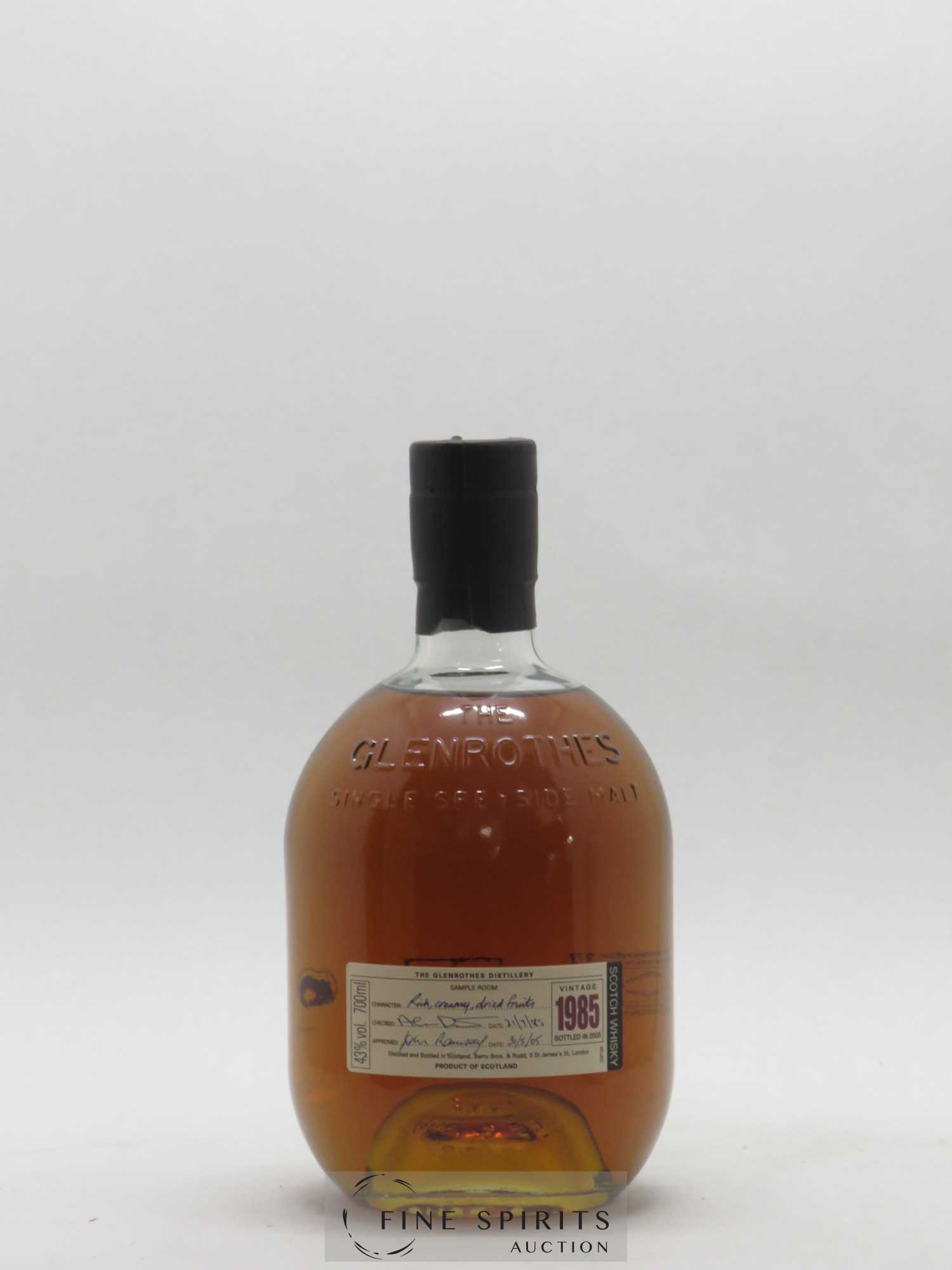 Glenrothes (The) 1985 Of. bottled 2006 Sample Room - Lot of 1 bottle - 1