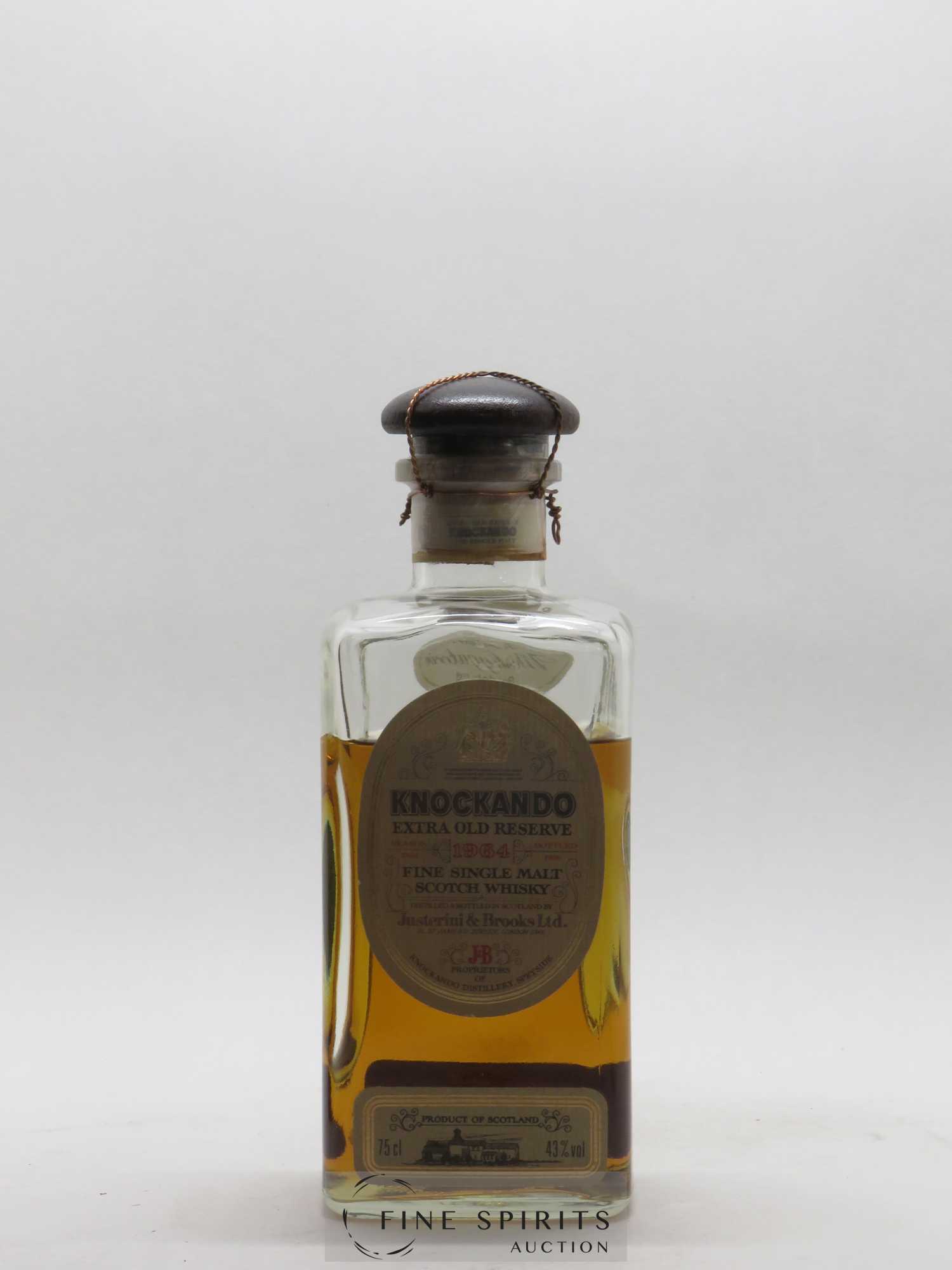 Knockando 1964 Of. Extra Old Reserve bottled 1986 2 Glasses Box - Lotto di 1 bottiglia - 1