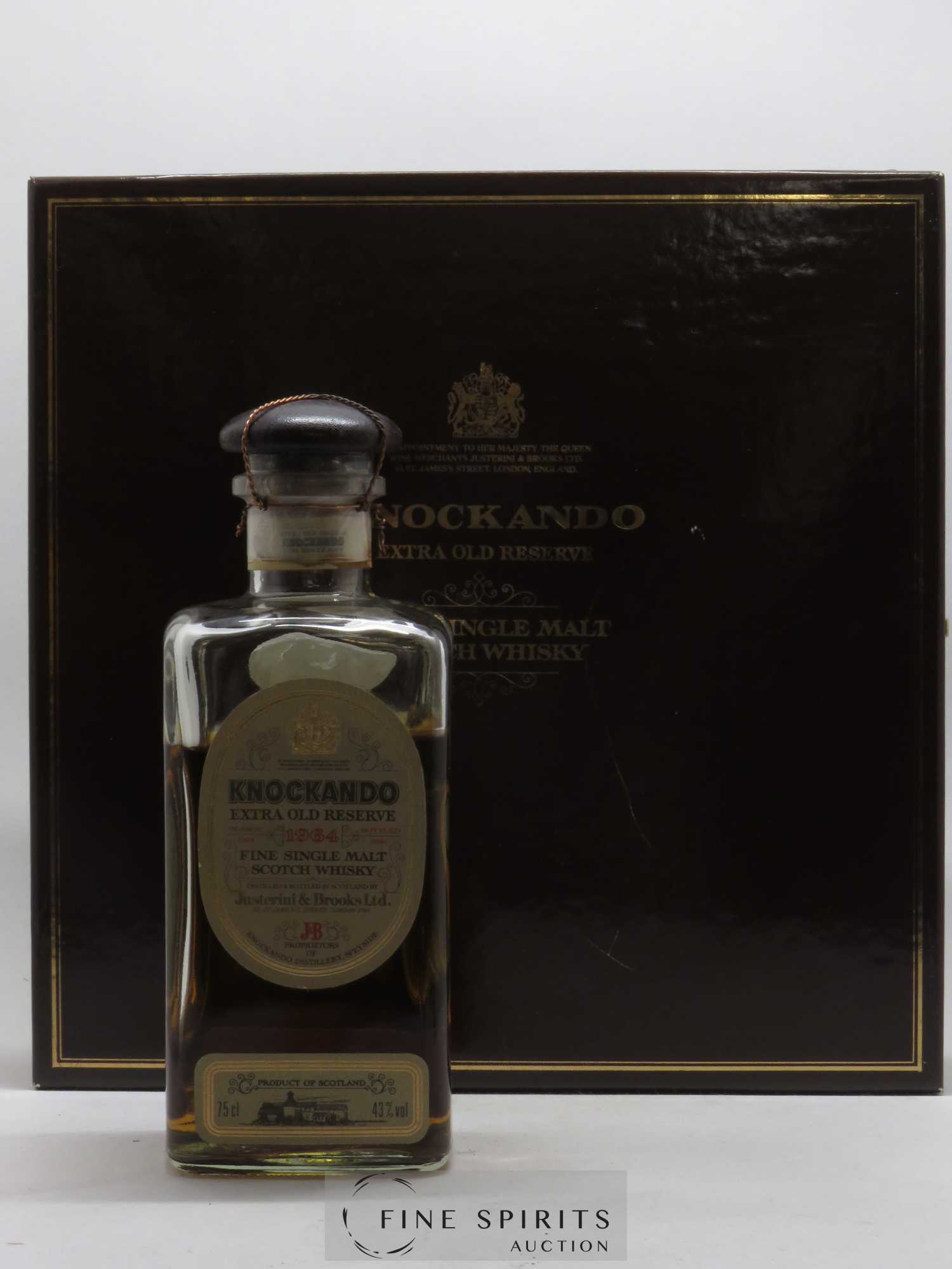 Knockando 1964 Of. Extra Old Reserve bottled 1986 2 Glasses Box - Lotto di 1 bottiglia - 0