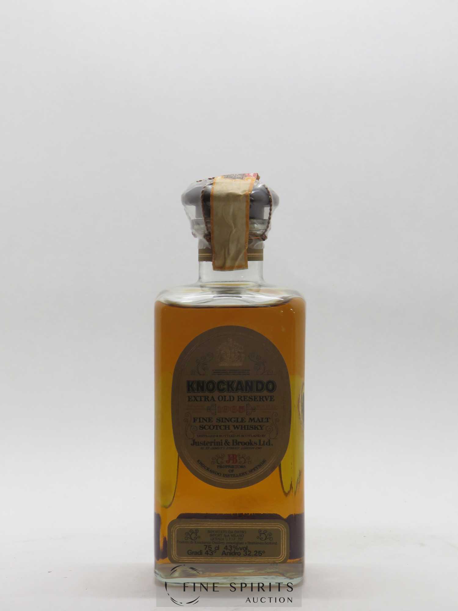 Knockando 1965 Of. Extra Old Reserve bottled 1990 Diateo Import - Lot of 1 bottle - 1