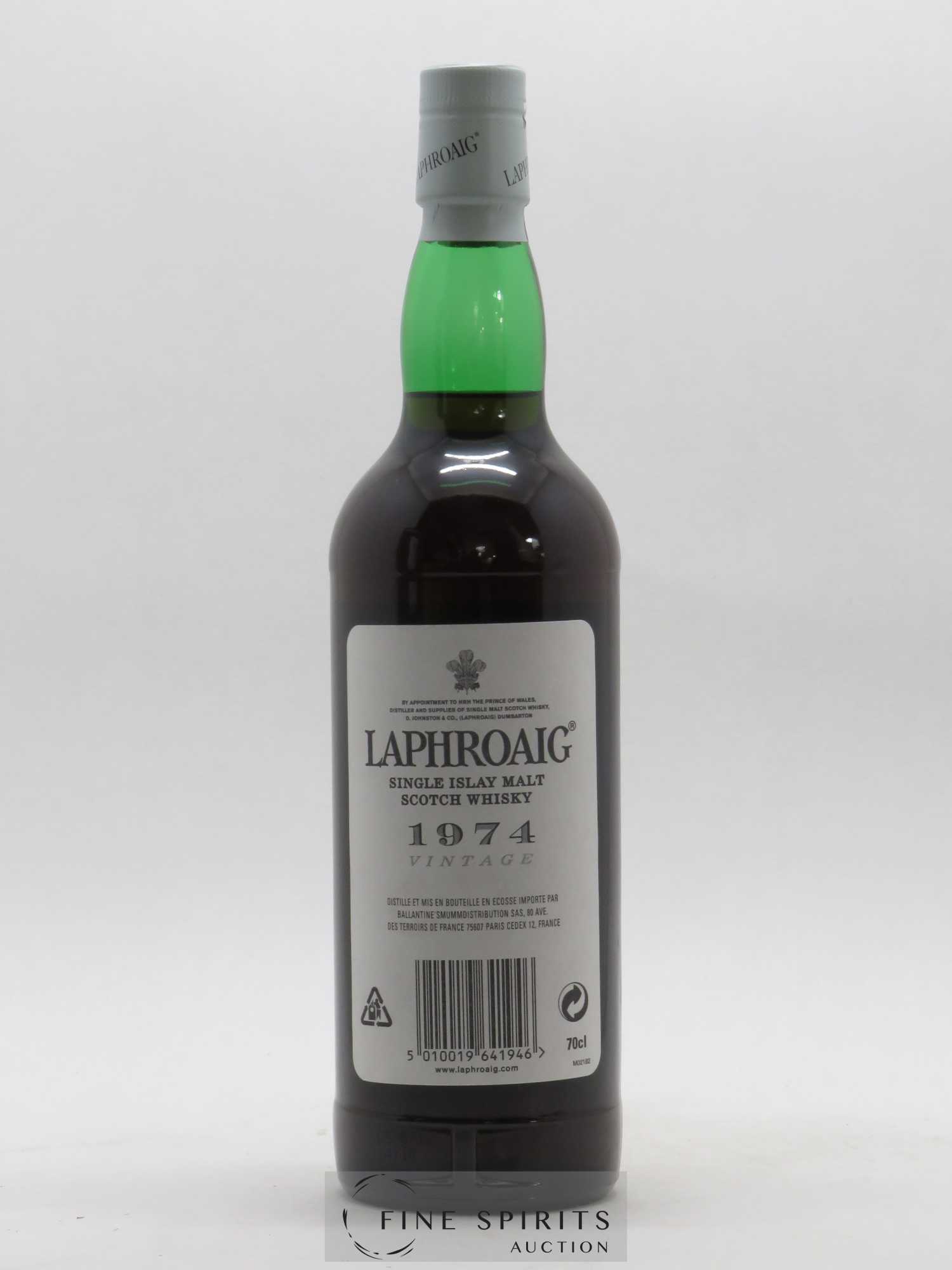 Laphroaig 31 years 1974 Of. Sherry Wood Cask - One of 910 bottles N°734 - Lot of 1 bottle - 2