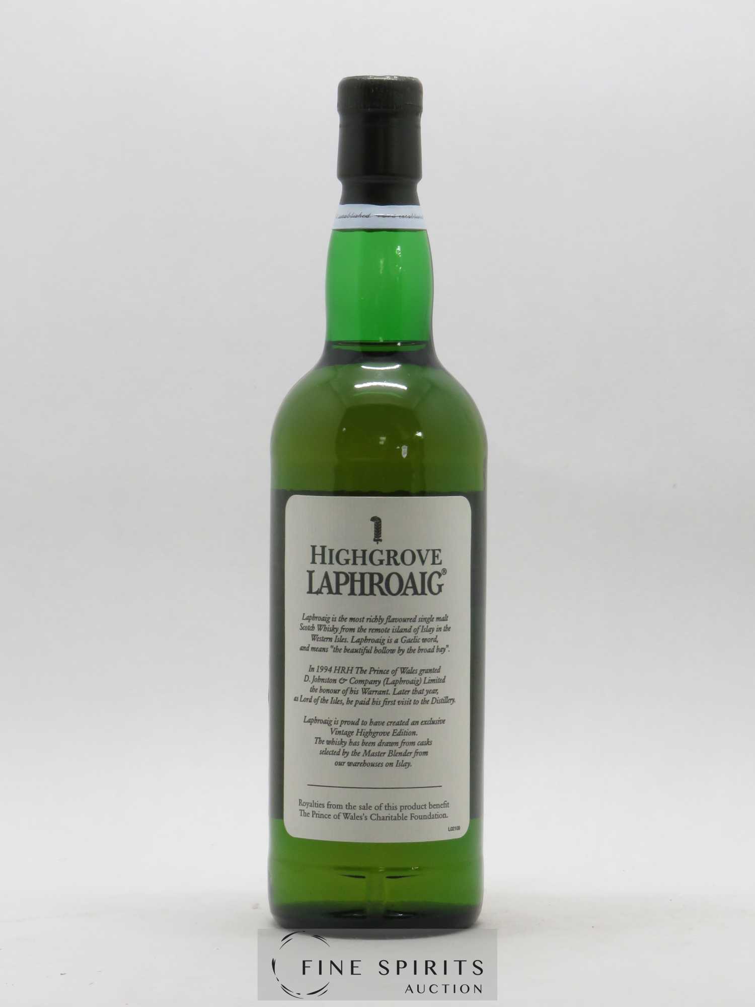 Laphroaig 1989 Of. Highgrove Edition - Lot de 1 bouteille - 1