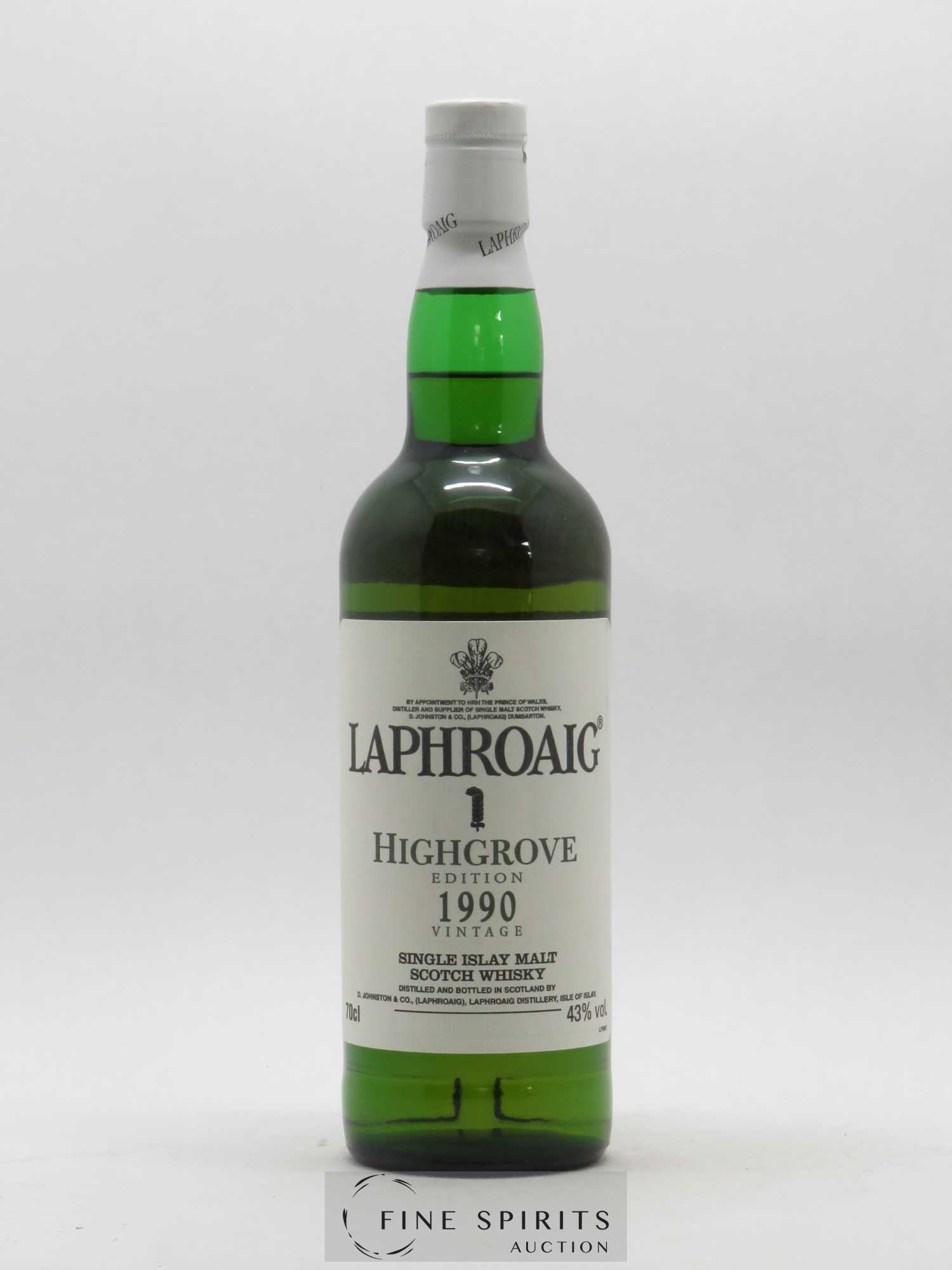 Laphroaig 1990 Of. Highgrove Edition - Lot de 1 bouteille - 0