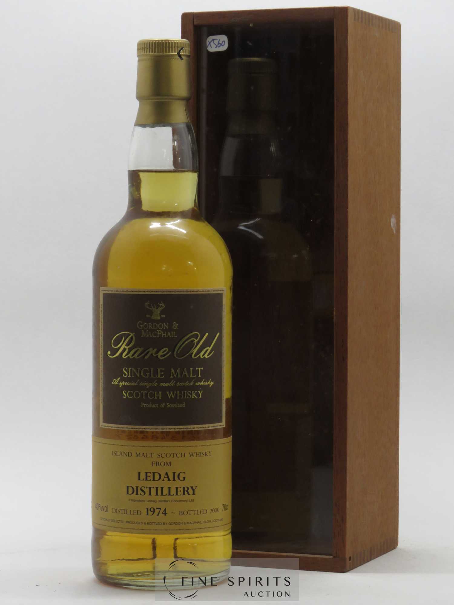 Ledaig 1974 Gordon & MacPhail Rare Old bottled 2000 - Lot de 1 bouteille - 0