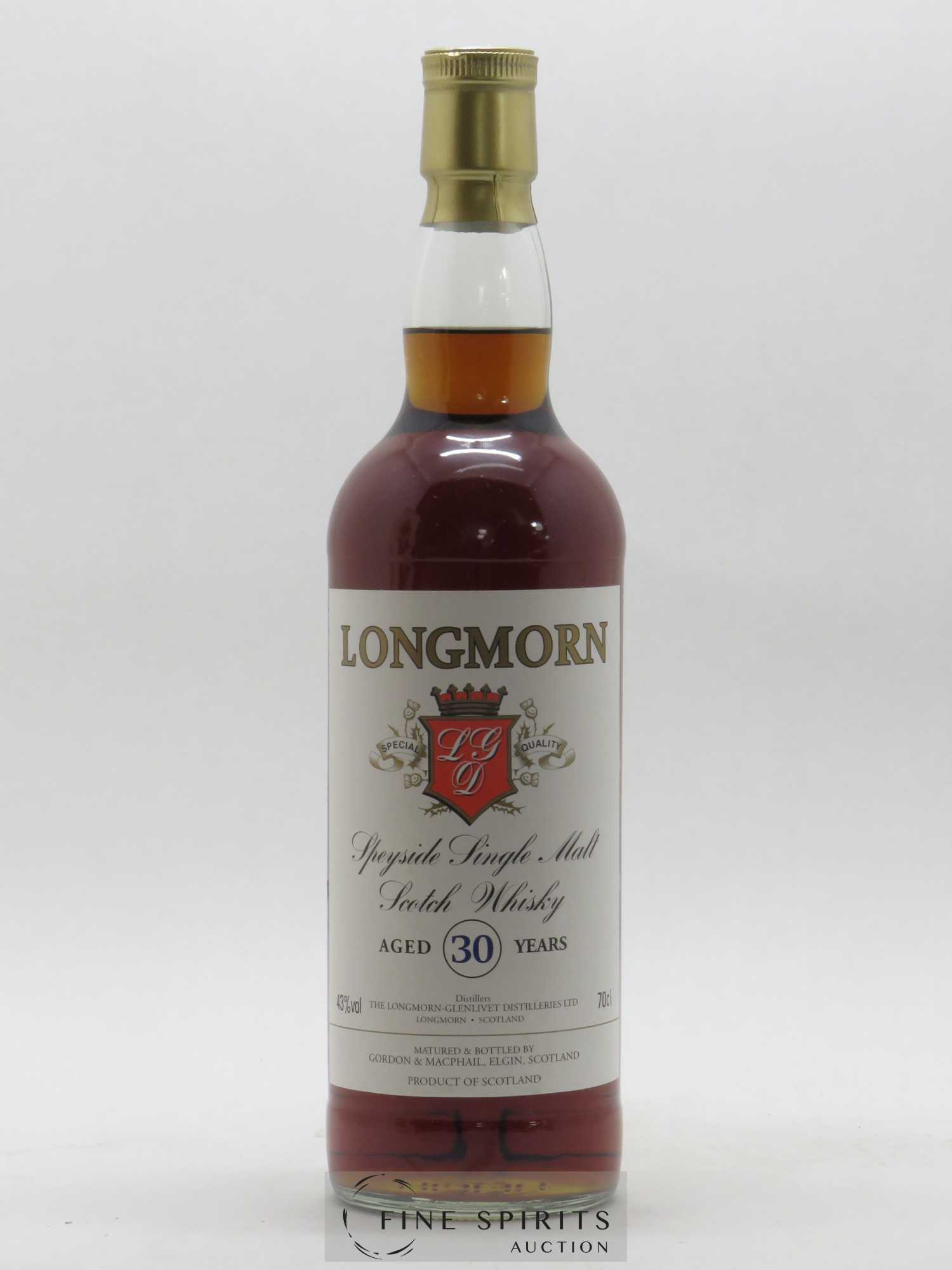 Longmorn 30 years Gordon & MacPhail - Lot de 1 bouteille - 1