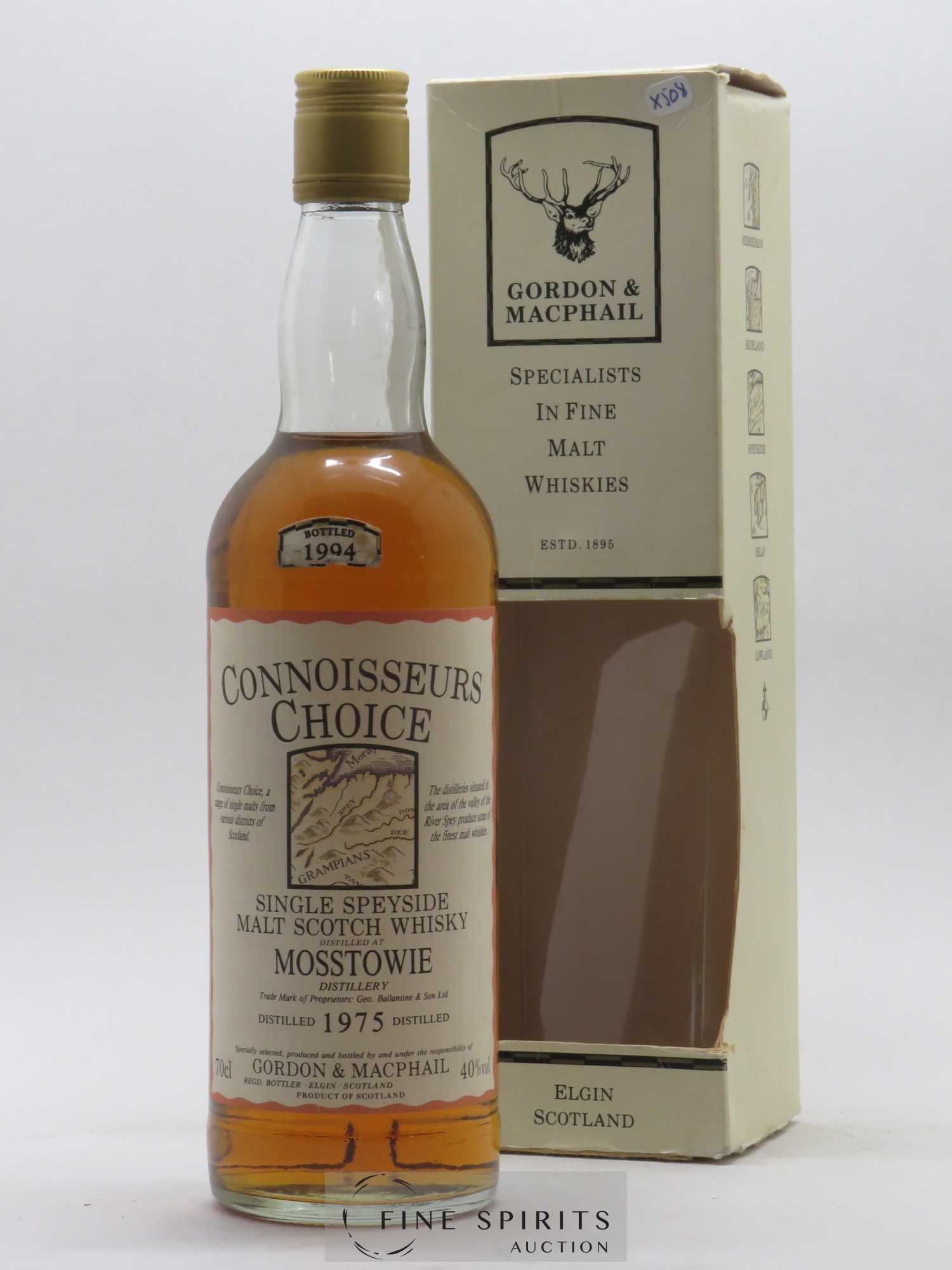 Mosstowie 1975 Gordon & MacPhail bottled 1994 Connoisseurs Choice - Lot de 1 bouteille - 0