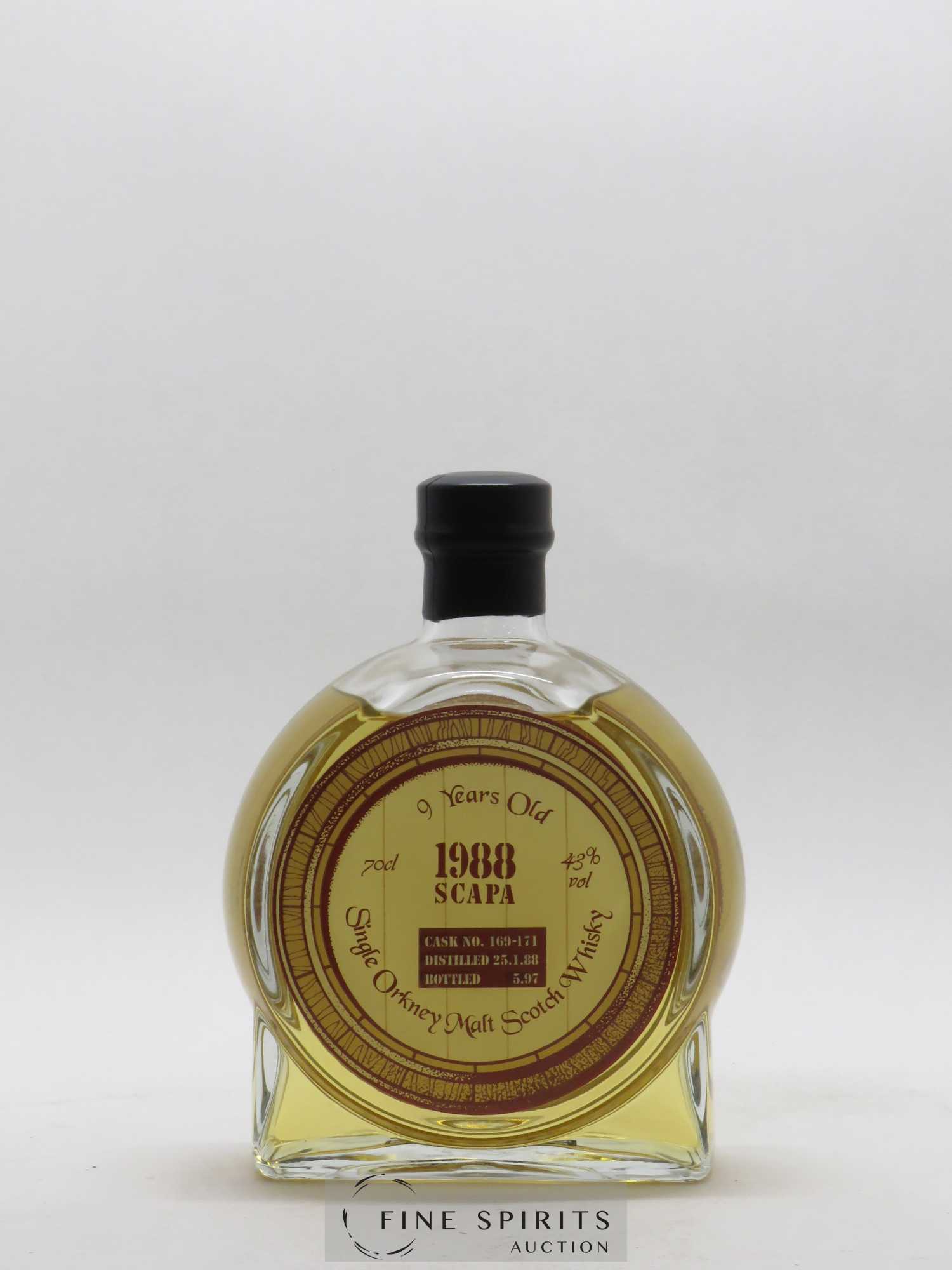 Scapa 9 years 1988 Signatory Vintage Casks n° 169-171 - bottled 1997 - Lot de 1 bouteille - 1