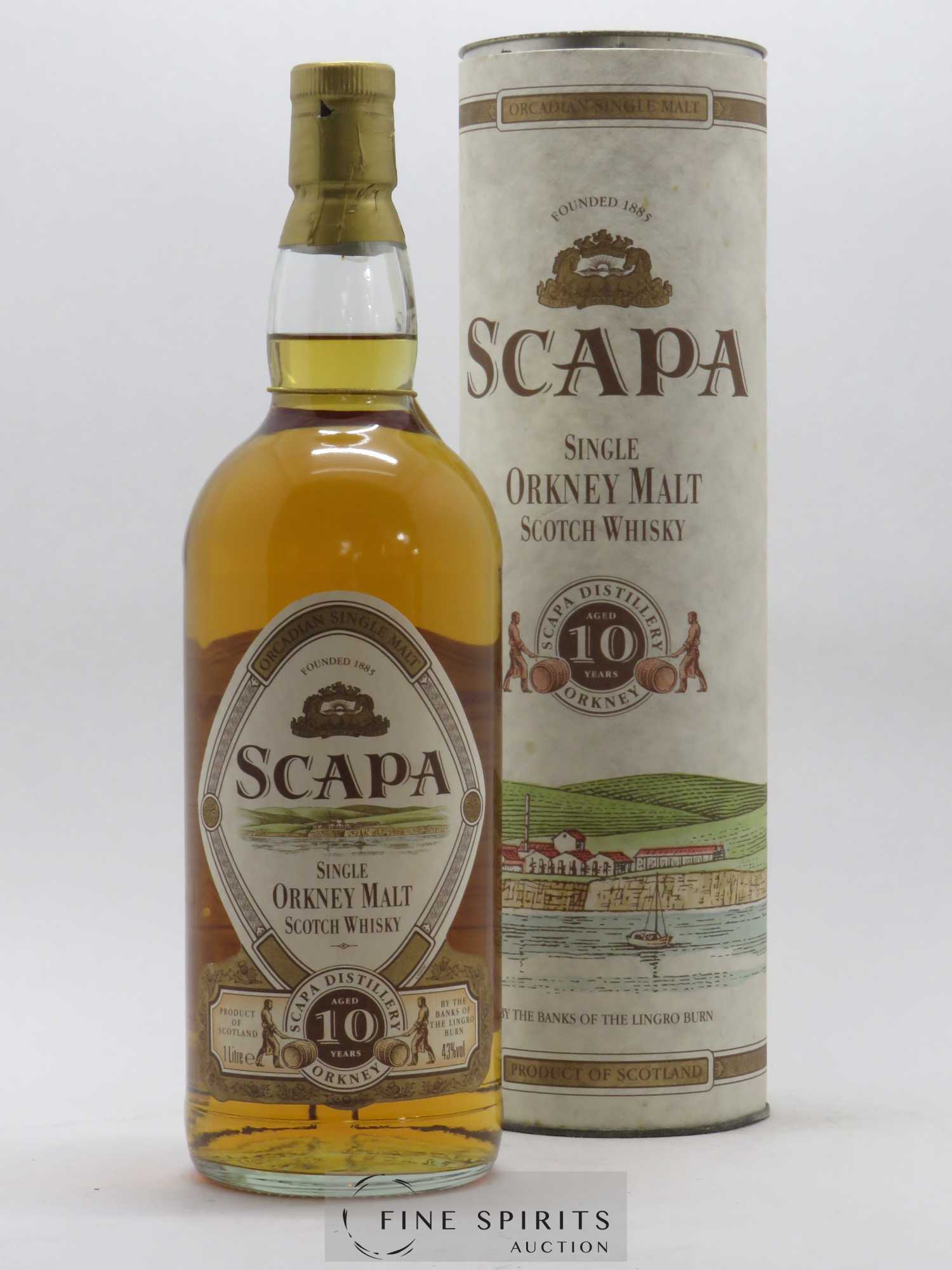 Scapa 10 years Of. Orcadian Single Malt - Lot de 1 bouteille - 0
