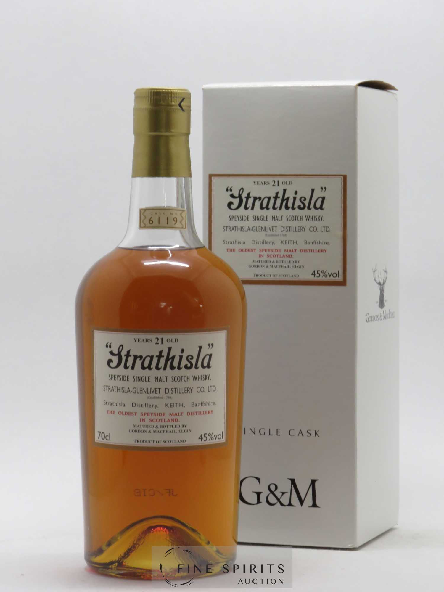 Strathisla 21 years Gordon & MacPhail Cask n°6119 - bottled 2006 - Lot de 1 bouteille - 0